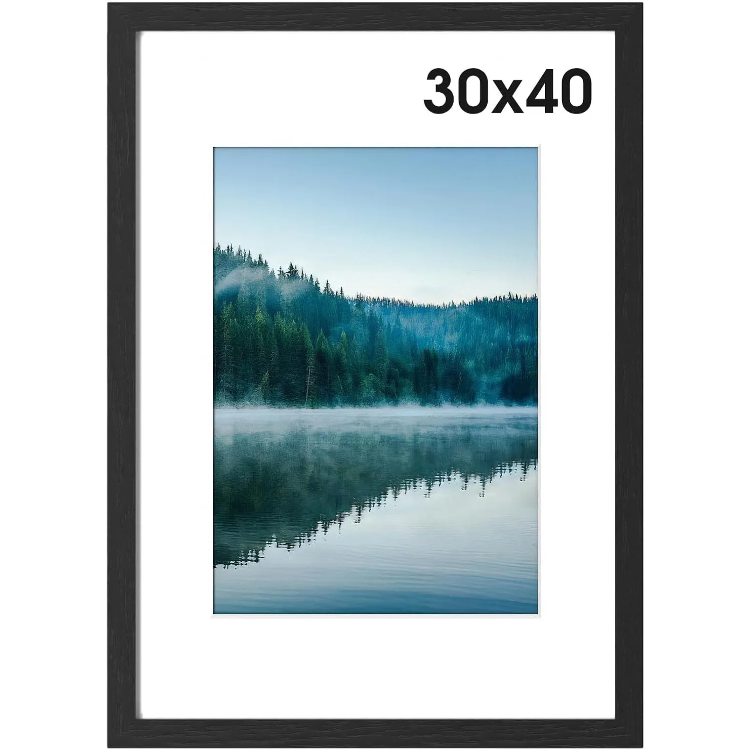 30x40 cm Bilderrahmen Schwarz Bilderrahmen Holz rahmen 30x40 Standing and Wall-mounting Capabilities Posterrahmen Für F…