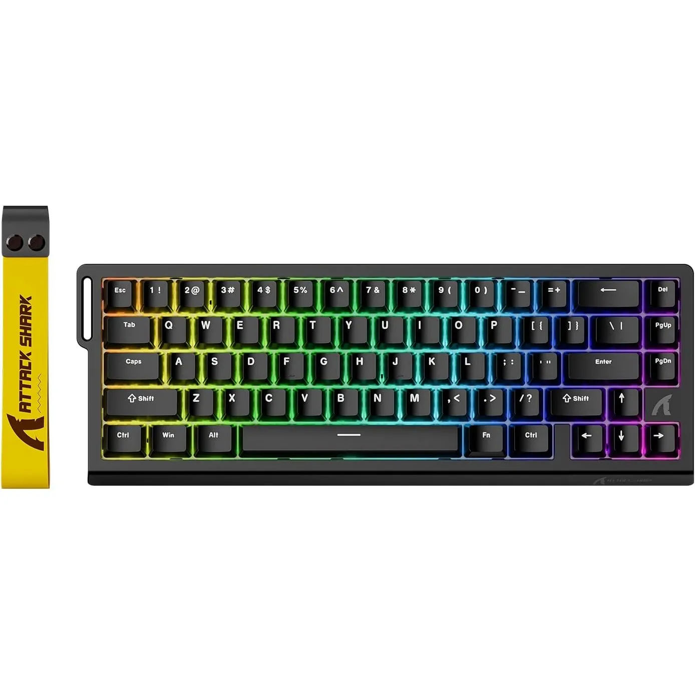 ATTACK SHARK X68 HE 8000Hz Rapid Trigger-Tastatur, 0,01mm RT-Genauigkeit, Kabelgebundene RGB 60% Gaming-Tastatur mit Ma…
