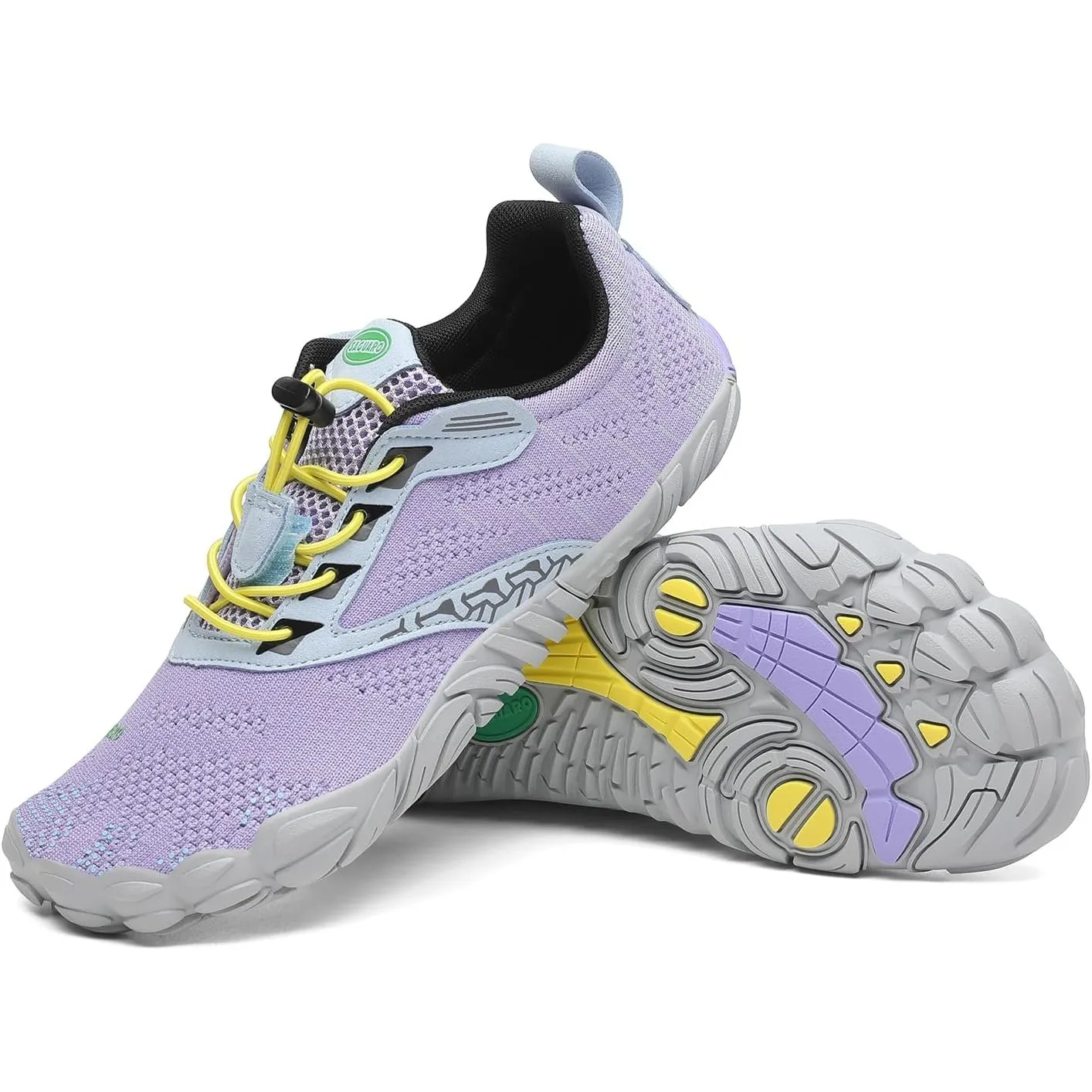 SAGUARO Unisex Barfußschuhe Outdoor Barfuss Traillaufschuhe Zehenschuhe mit Zero-Drop Solhe Gr.36-48