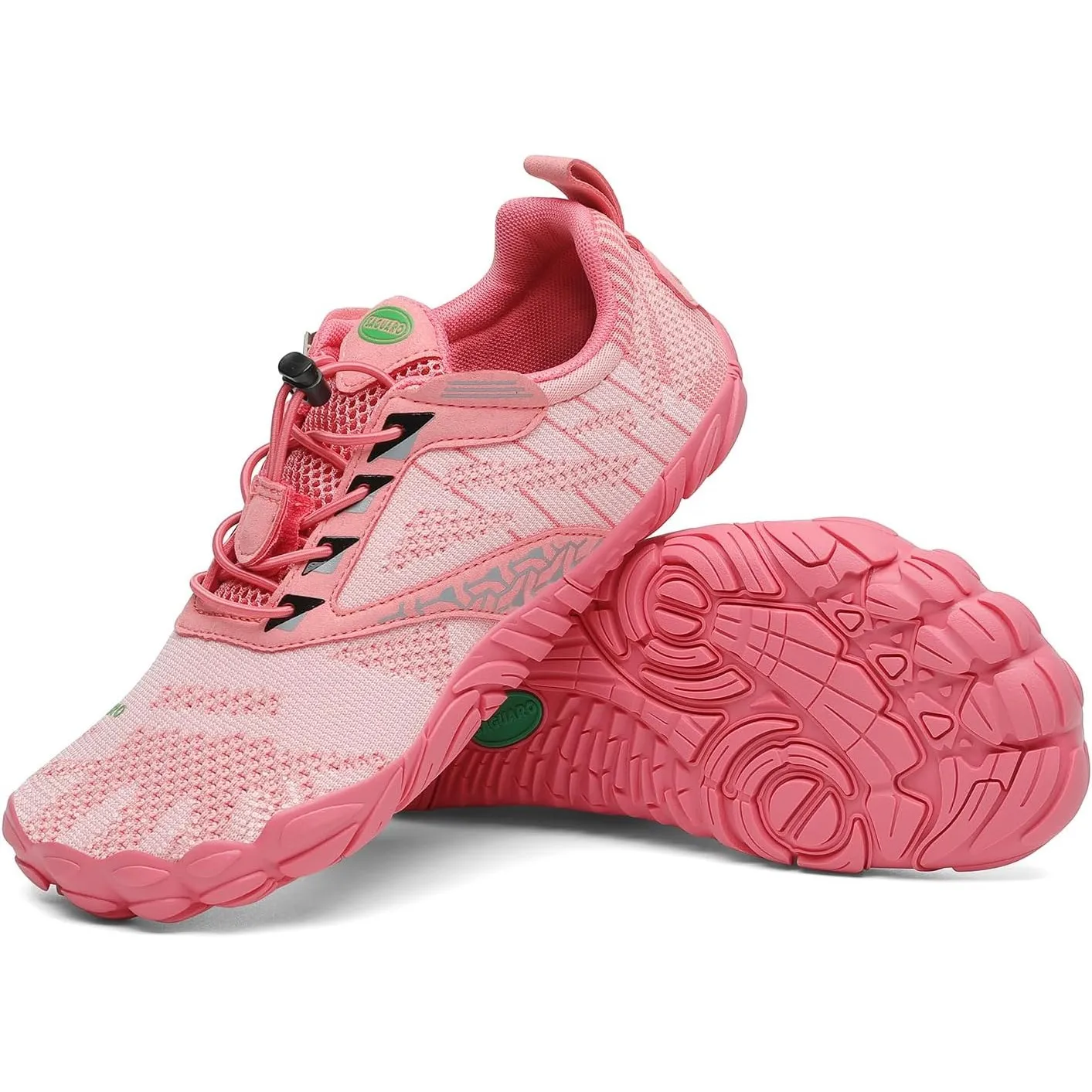 SAGUARO Unisex Barfußschuhe Outdoor Barfuss Traillaufschuhe Zehenschuhe mit Zero-Drop Solhe Gr.36-48
