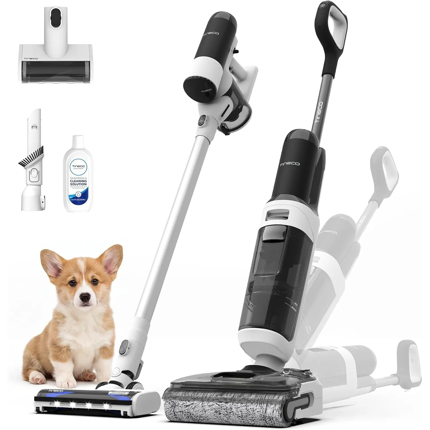 Floor ONE Switch S6 Stretch Nass Trockensauger & Akkusauger Set 5-in-1