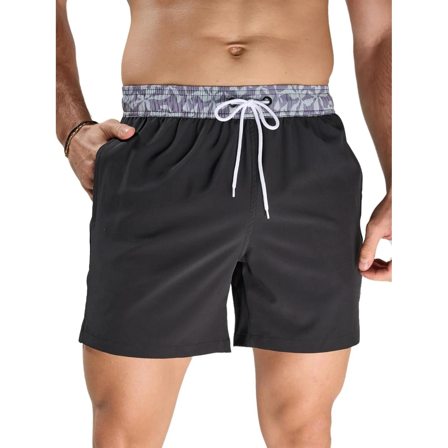 Arcweg Herren Badehose Schnelltrocknend Badeshorts mit Mesh-Futter S-3XL