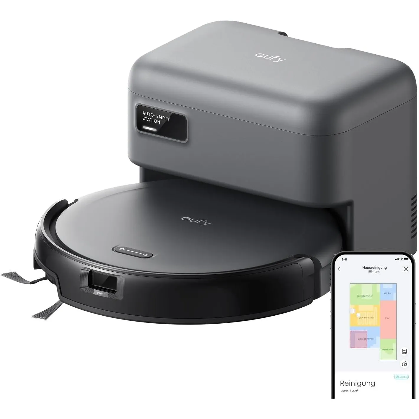 eufy Anker Saugroboter C10 mit automatischer Entleerung