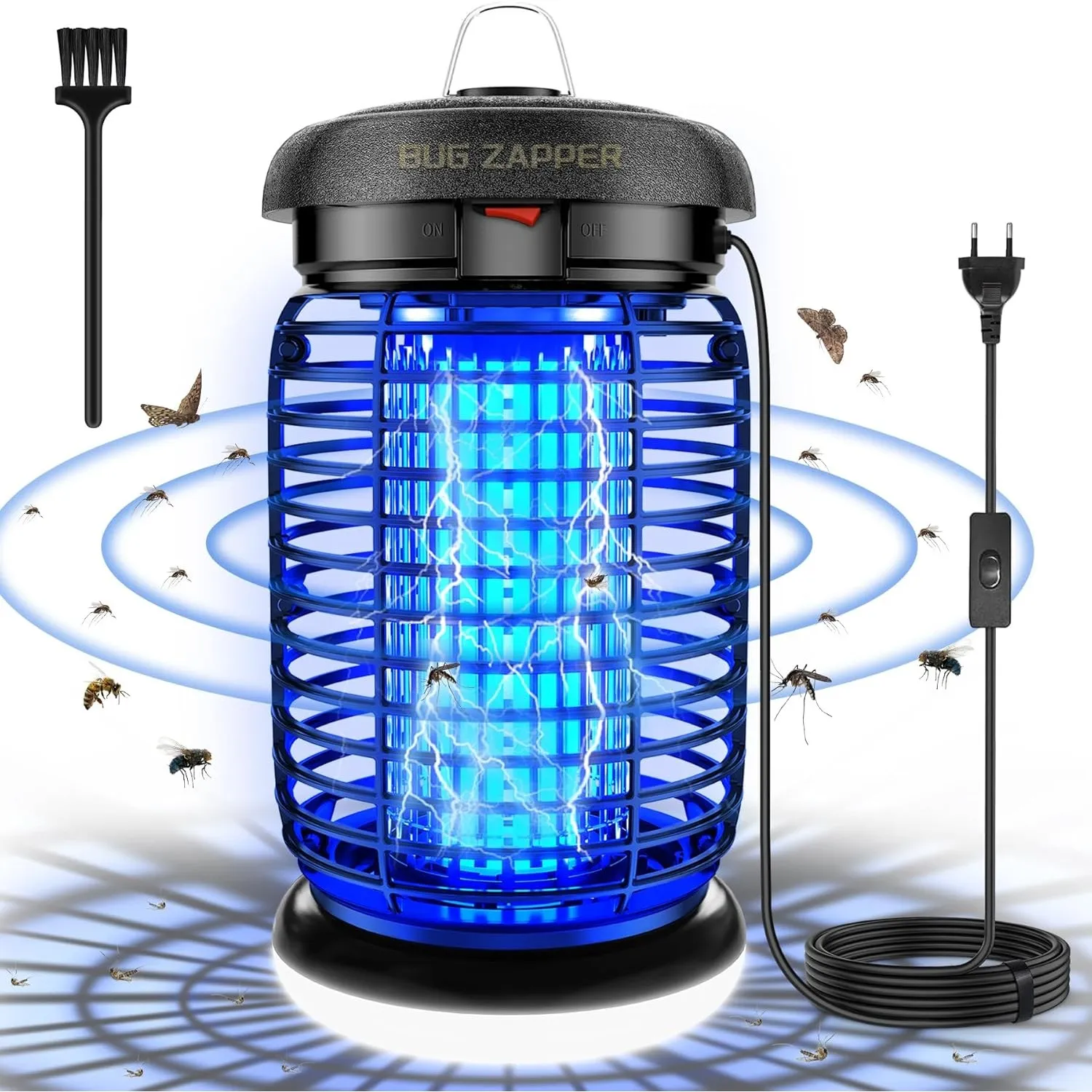 seenlast Insektenvernichter Elektrisch, Mückenlampe 4200V Fliegenfalle