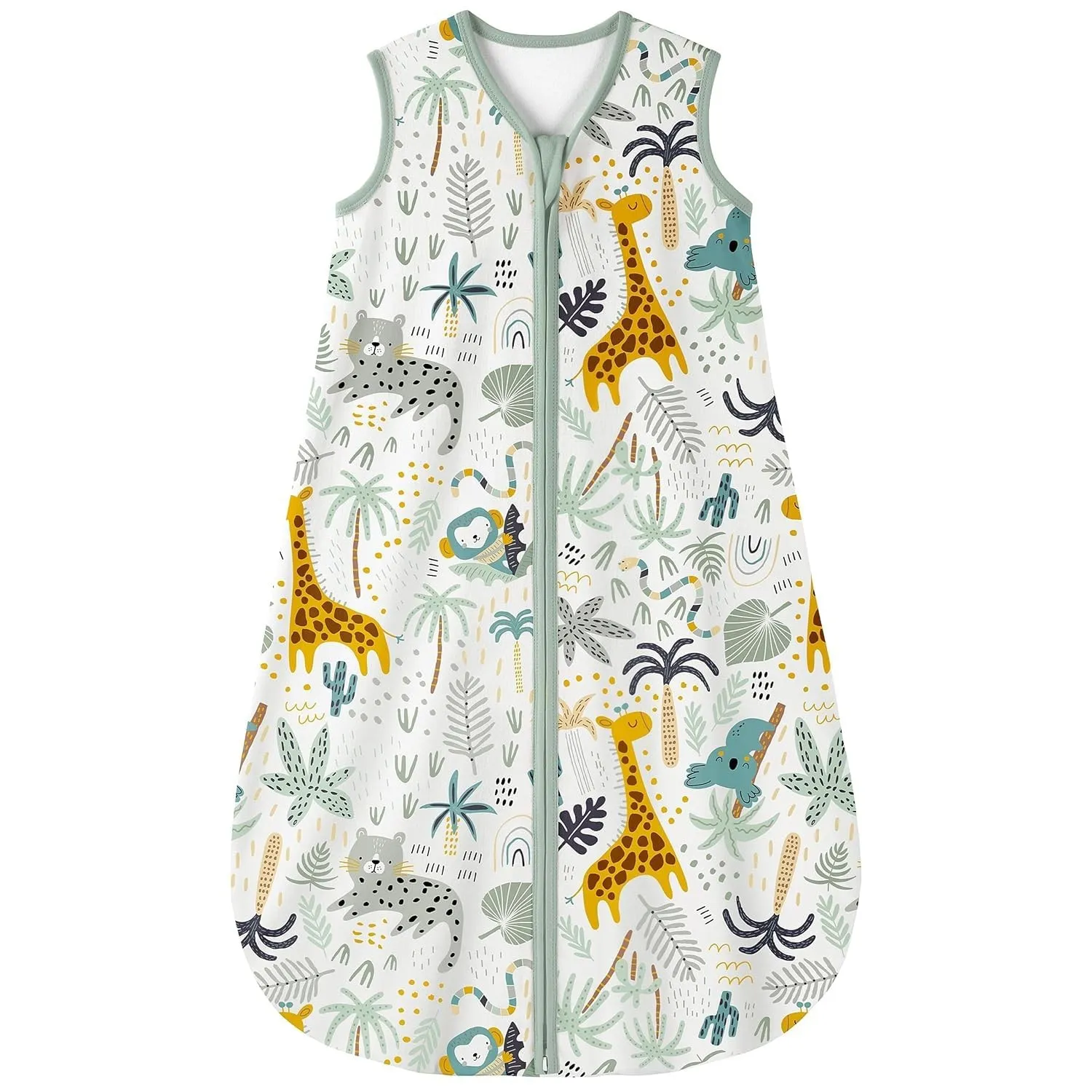 Yoofoss Schlafsack Baby Sommer 0.5 Tog - 67cm/0-6 Monate 100% Baumwolle Sommerschlafsack Babyschlafsack für Jungen Mädc…