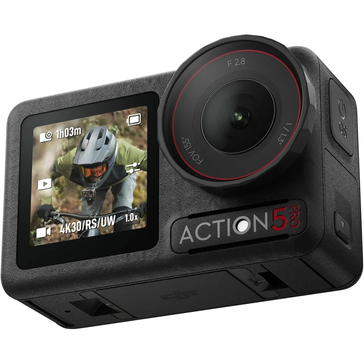 DJI Osmo Action 5 Pro Essential Combo, Action Cam 4K mit 1/1,3" Sensor, 4K/120fps Videokamera, Motivverfolgung, Stabili…