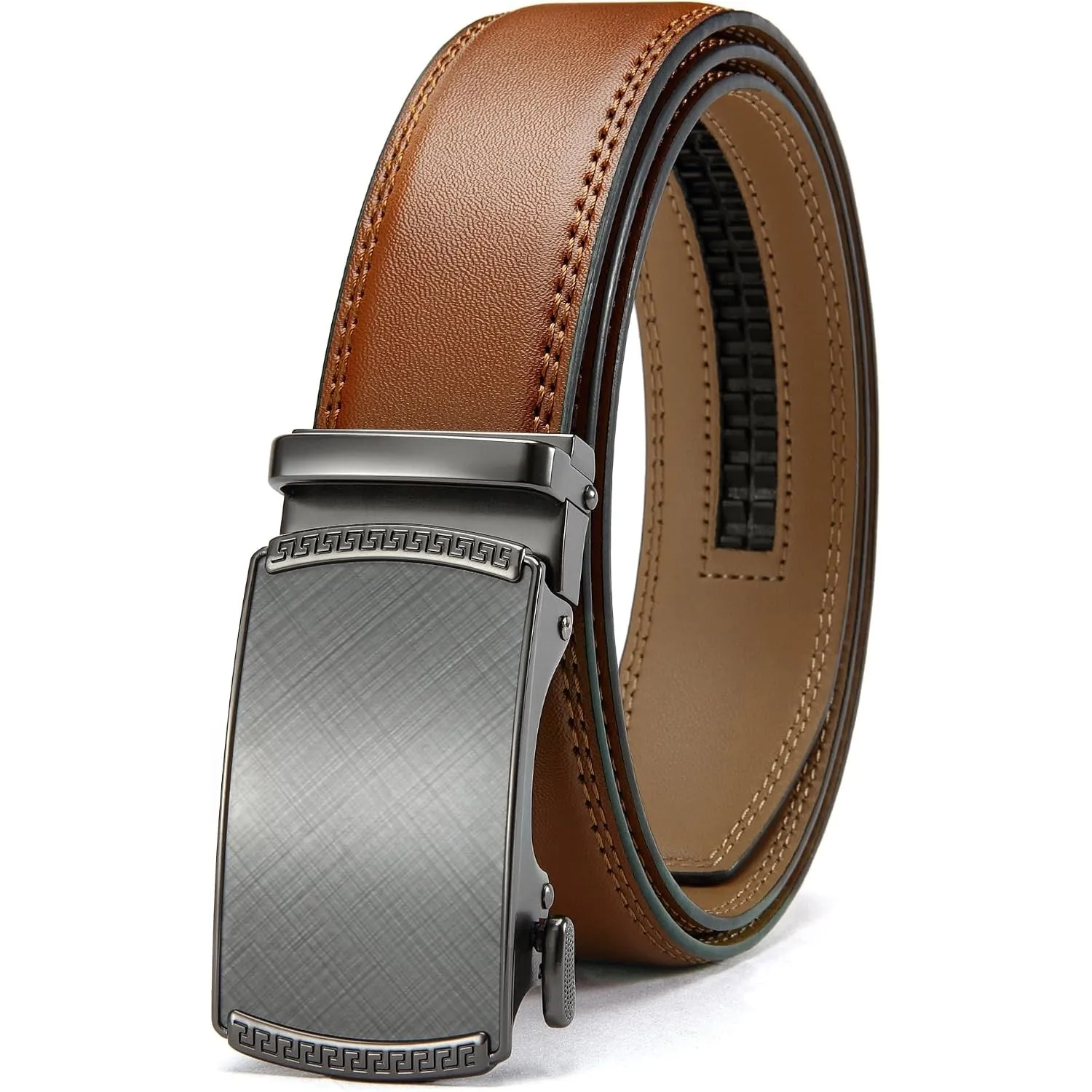 CHAOREN Gürtel Herren, Automatik Ledergürtel Herren 35mm ohne Löcher