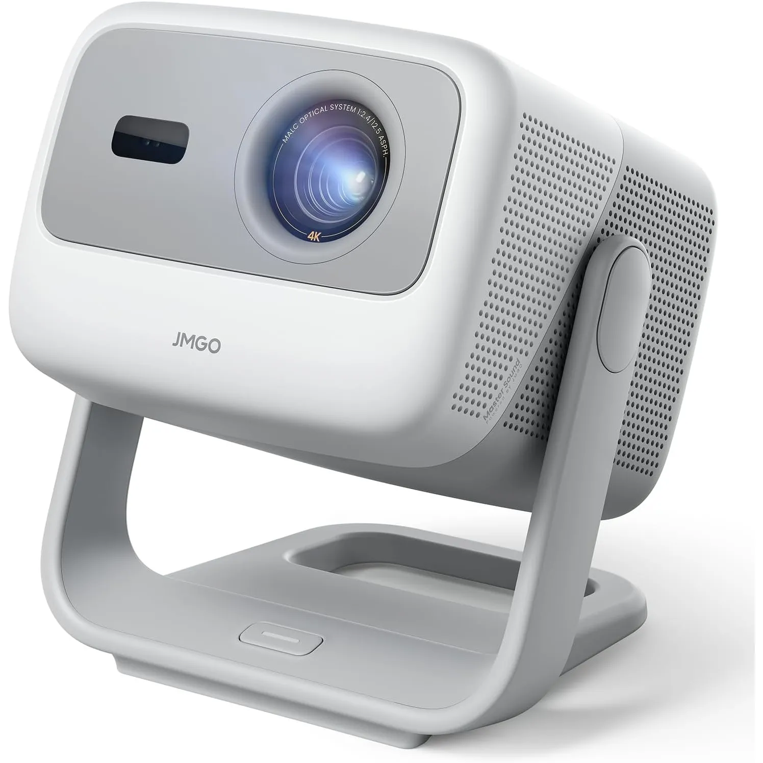JMGO N1S 4K UHD Mini Beamer, Triple Laser Projektor, 1100 ISO Lumen, Gimbal Echtzeit Autofokus, Google TV, Netflix, 110…