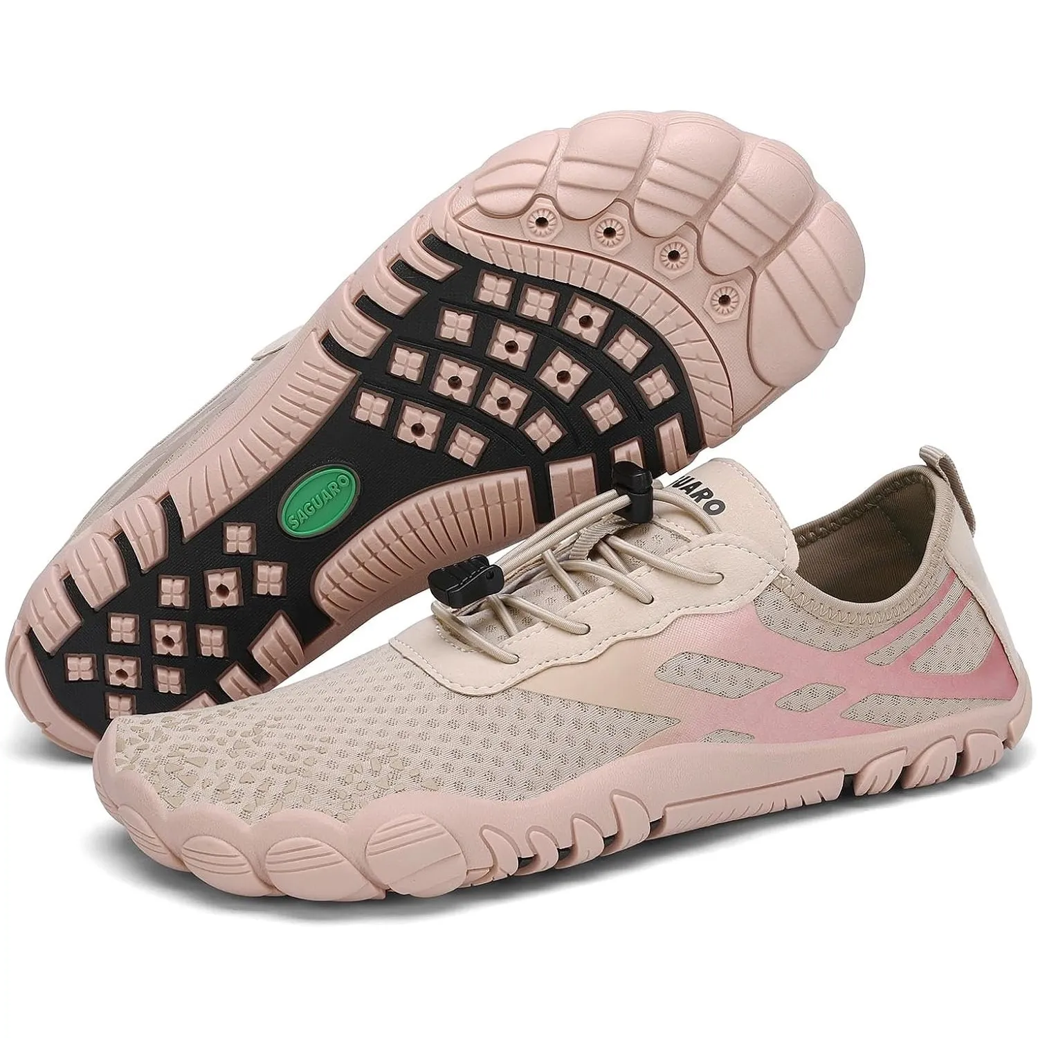 SAGUARO Badeschuhe Damen Aquaschuhe Herren Slip On Atmungsaktiv Schnelltrocknend Wasserschuhe Outdoor Sommer Unisex