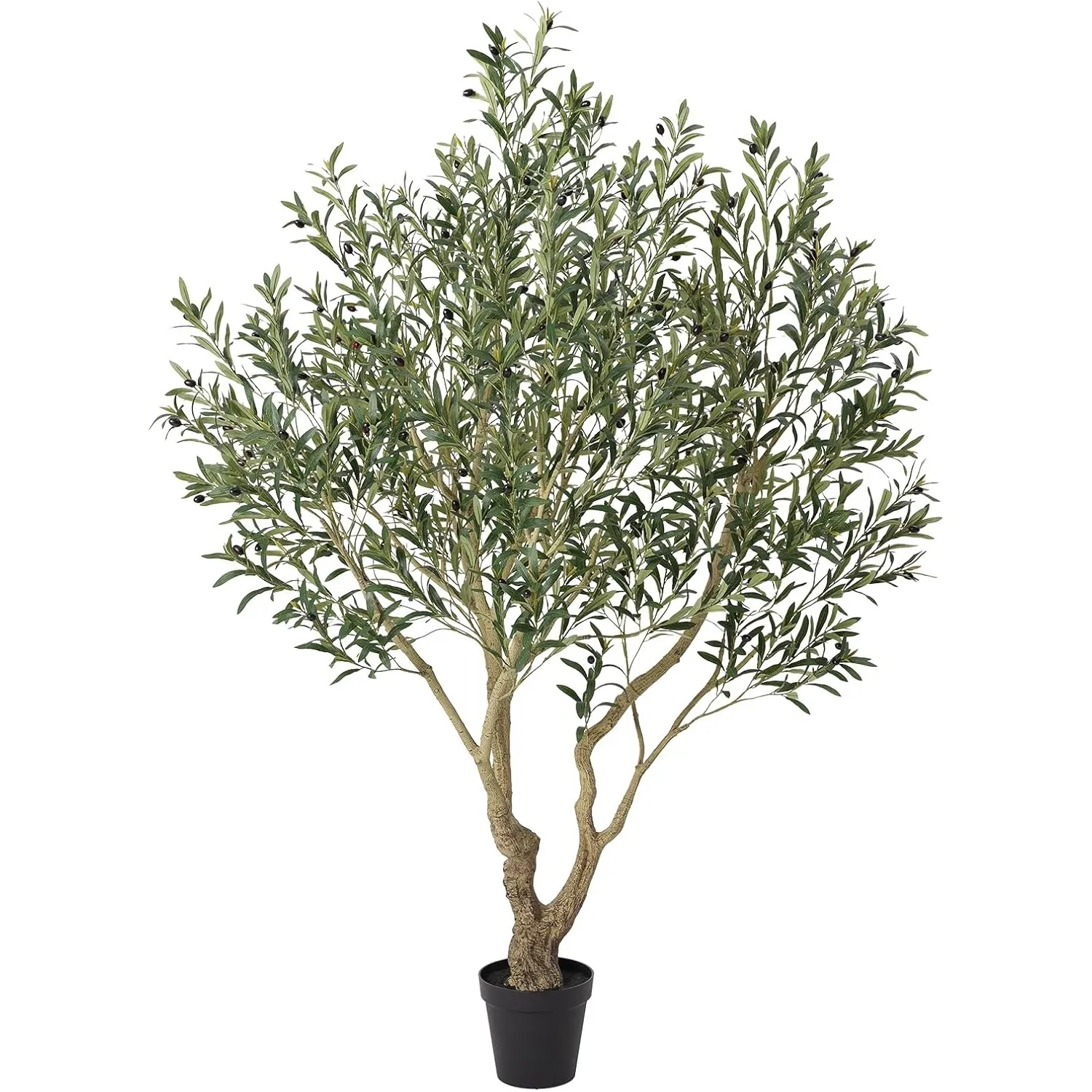 VeriNatural Olivenbaum Künstlich 210 cm - Kunstpflanzen Groß mit Seide Blättern, Künstliche Pflanzen wie Echt mit Topf,…