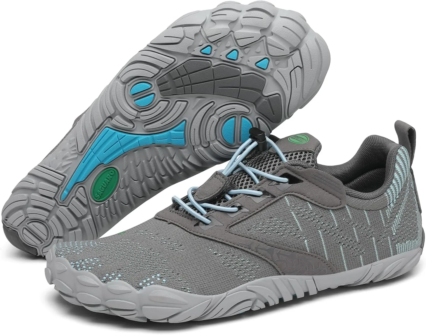 SAGUARO Knit Barefoot Shoes Non-Slip Barefoot Shoes Women Men with Zero-Drop Solhe Size 36-48