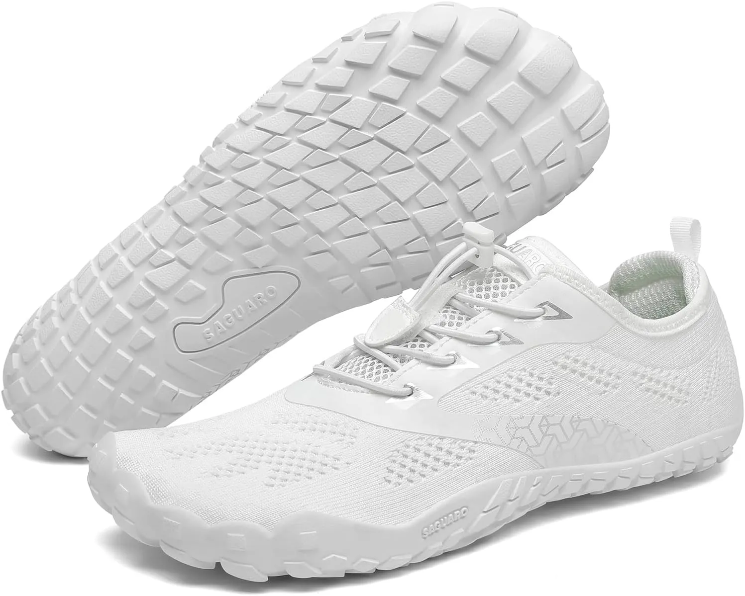 SAGUARO Knit Barefoot Shoes Non-Slip Barefoot Shoes Women Men with Zero-Drop Solhe Size 36-48