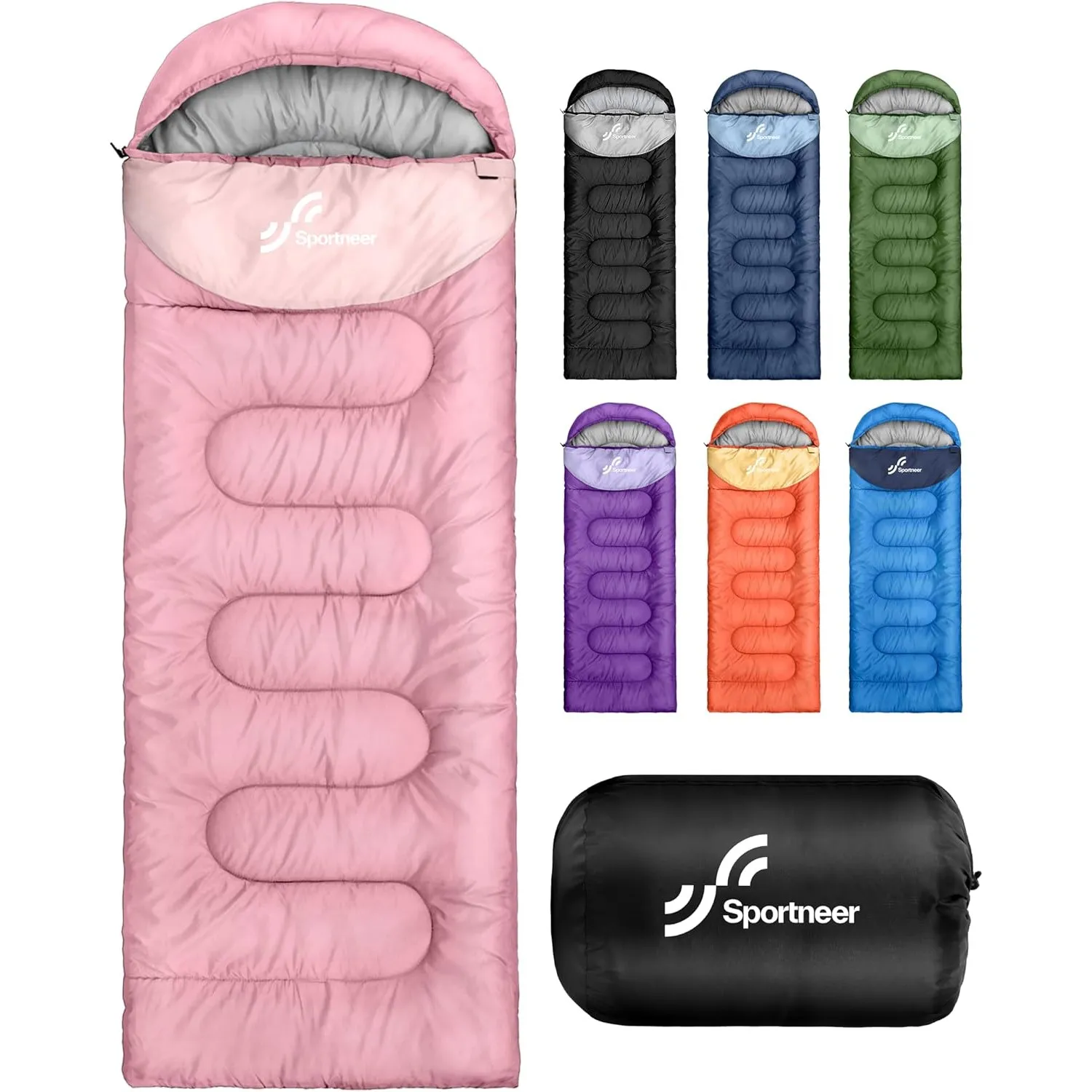 Schlafsack Outdoor - Sportneer Schlafsack Erwachsene und Kinder - Schlafsäcke Camping Sleeping Bag Deckenschlafsack Lei…