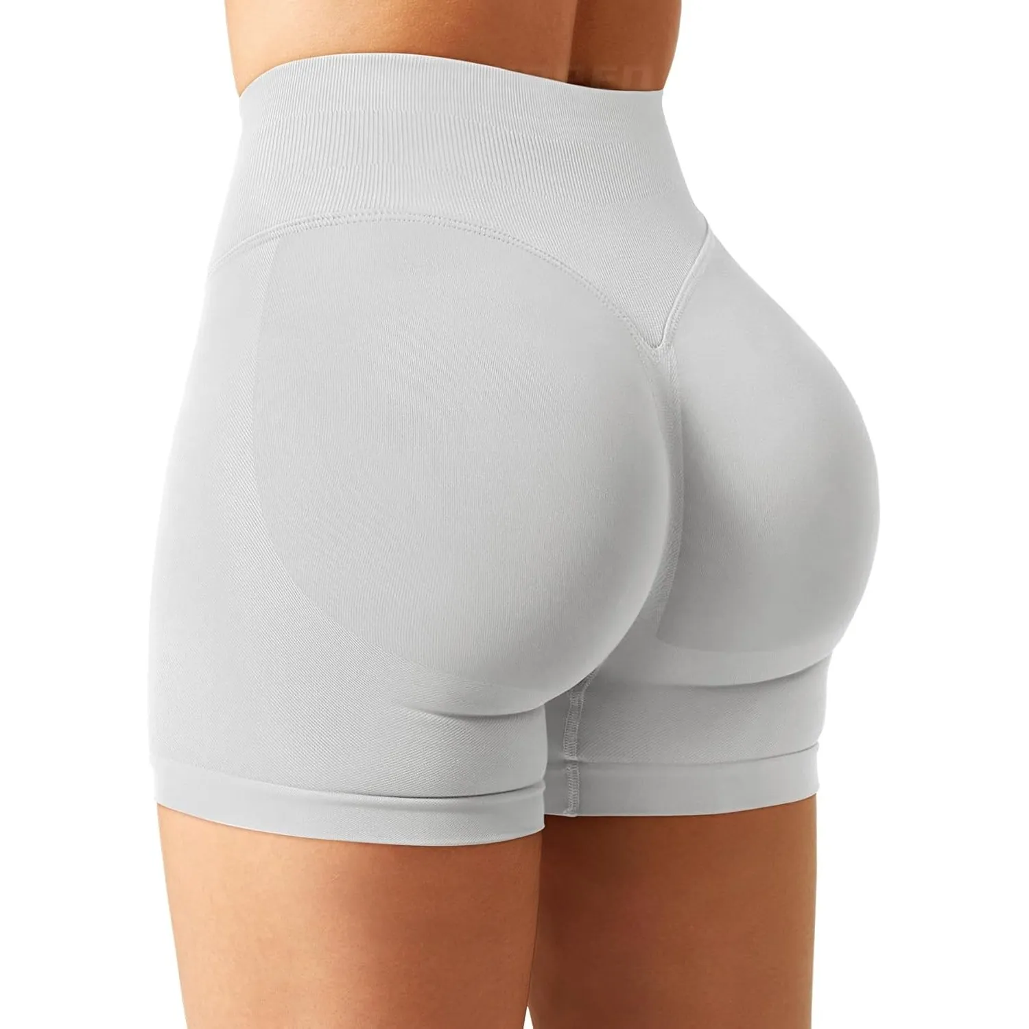 YEOREO SoftHue Damen Sport Shorts Invisible Scrunch Butt Lifting Gym Workout Shorts 4.5" Seamless Kurze Leggings Damen …