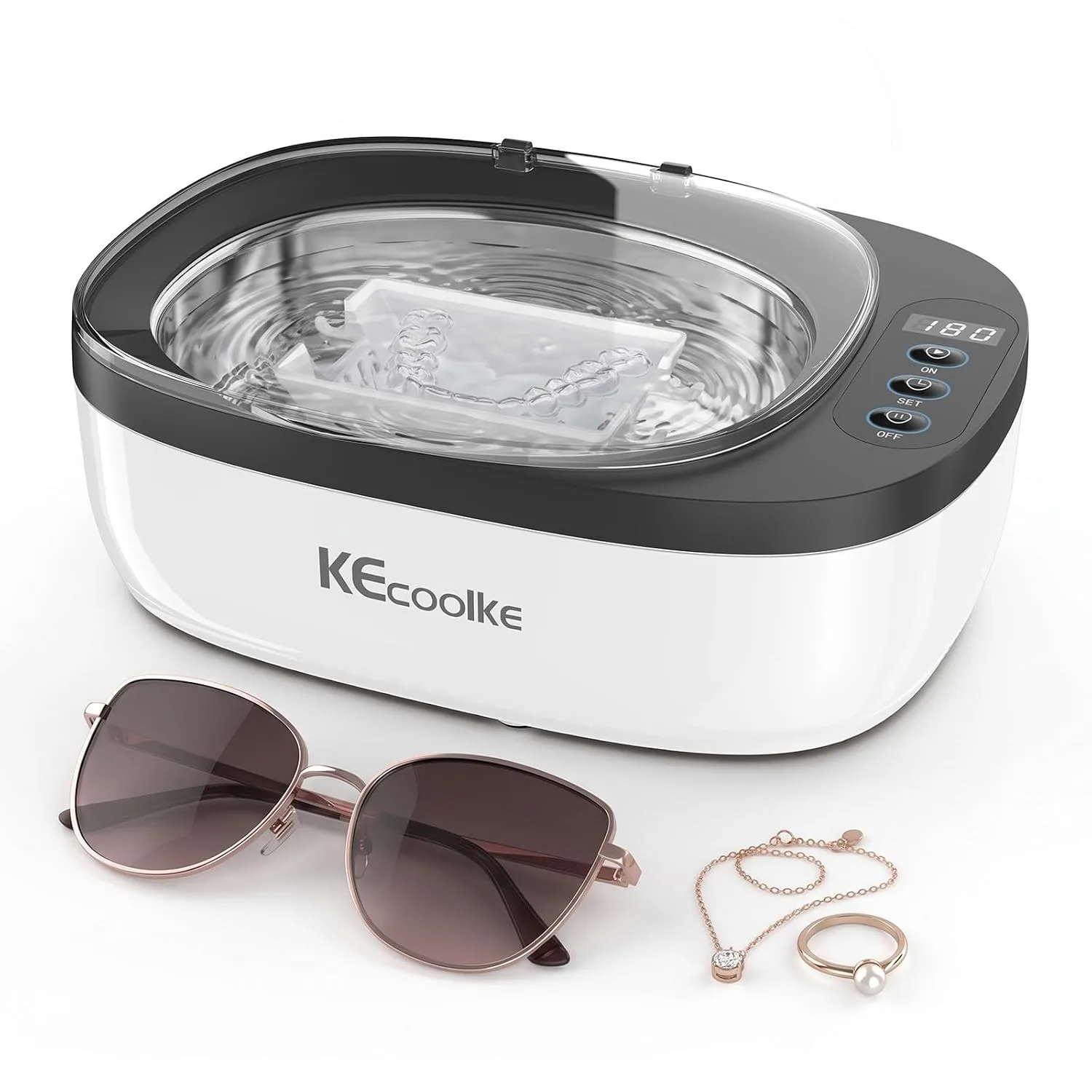 Ultraschallreinigungsgerät Ultraschallreiniger KECOOLKE 700mL brille