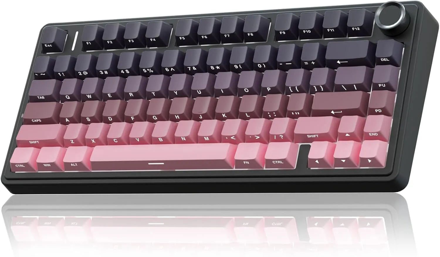 AULA F75 PRO Mechanische Tastatur Gaming,2.4GHz/Type-C/BT5.0 Mechanical Keyboard,Seitlich Graviert,Fünfschichtige Polst…