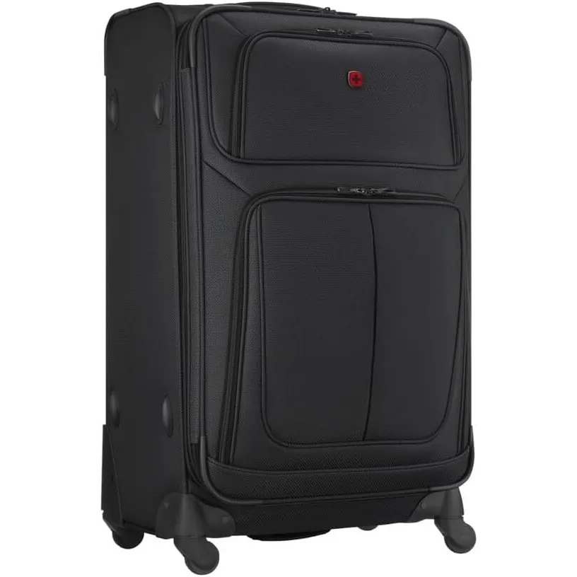 WENGER Sion L Weichschalenkoffer mit 4 Rollen, Trolley, L, 114 (126) l, Erweiterbar, Damen Herren, Reisen Urlaub