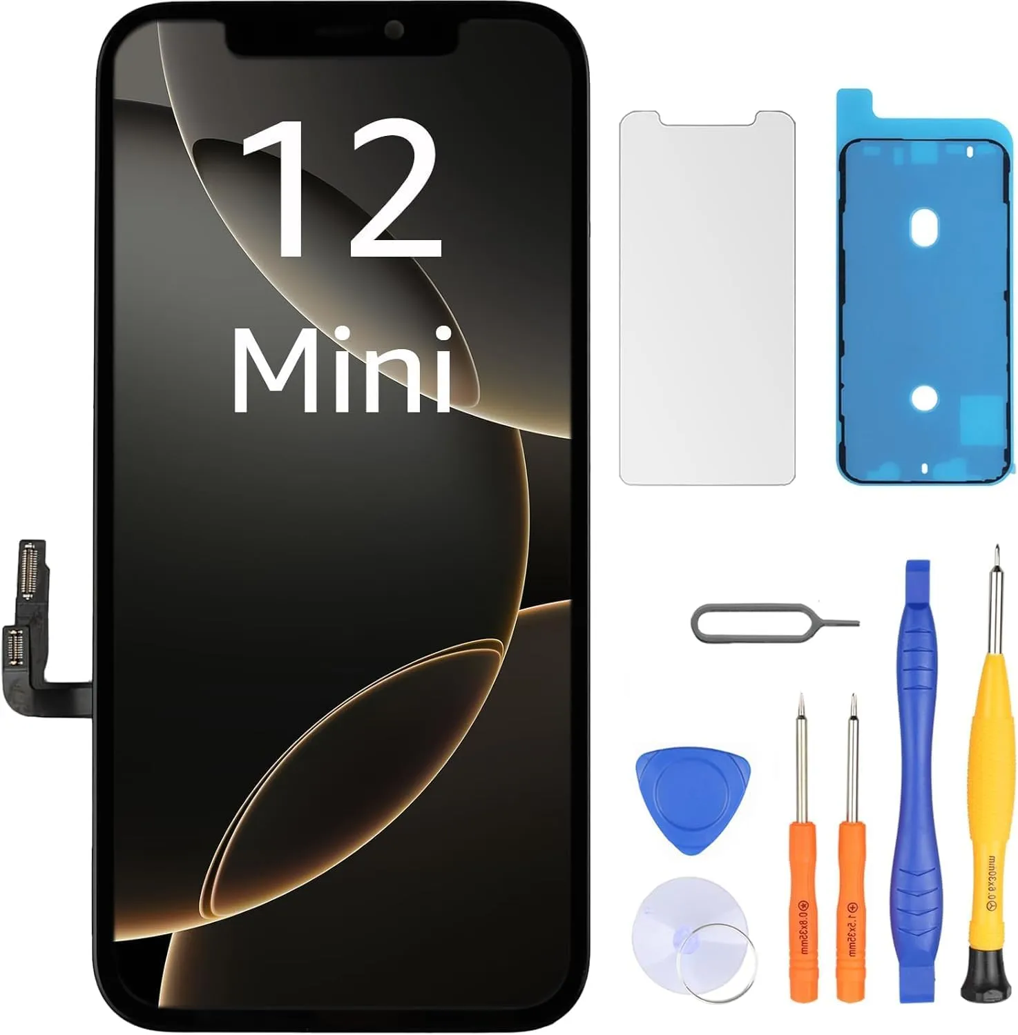 LL TRADER Display for iPhone 12 Mini LCD 5.4 Inch Screen Replacement FHD Touchscreen 3D Touch Digitizer Frame Assembly …