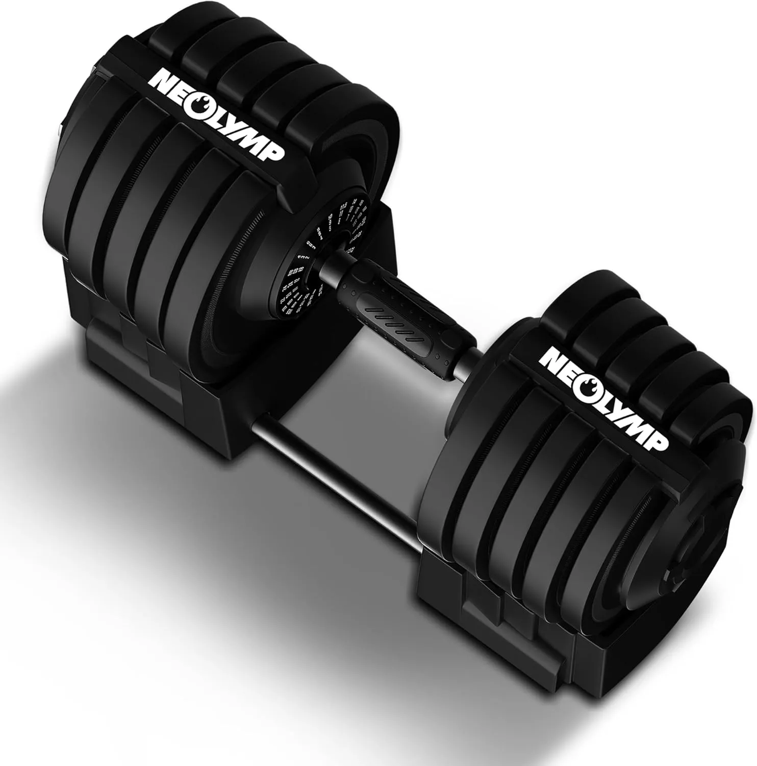 NEOLYMP Dumbbell Adjustable 40 kg - 12 Weight Levels with Twist Handle - Dumbbell Ergonomic, Non-Slip and Space-saving …