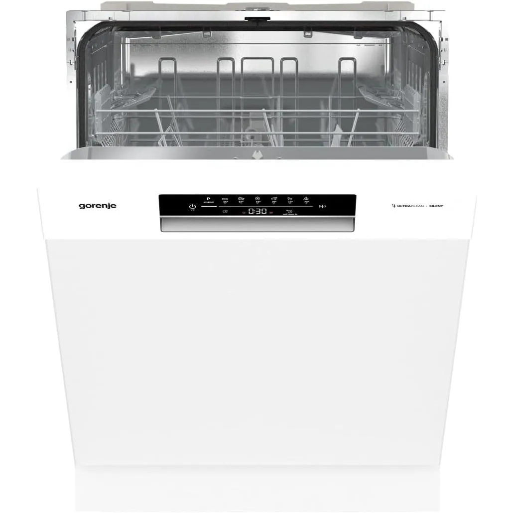 Gorenje GU642E90W Geschirrspüler/Unterbaugerät/Made in EU/60 breite/13 Maßgedecke/3 Körbe/8 Programm/Total AquaStop/Mul…