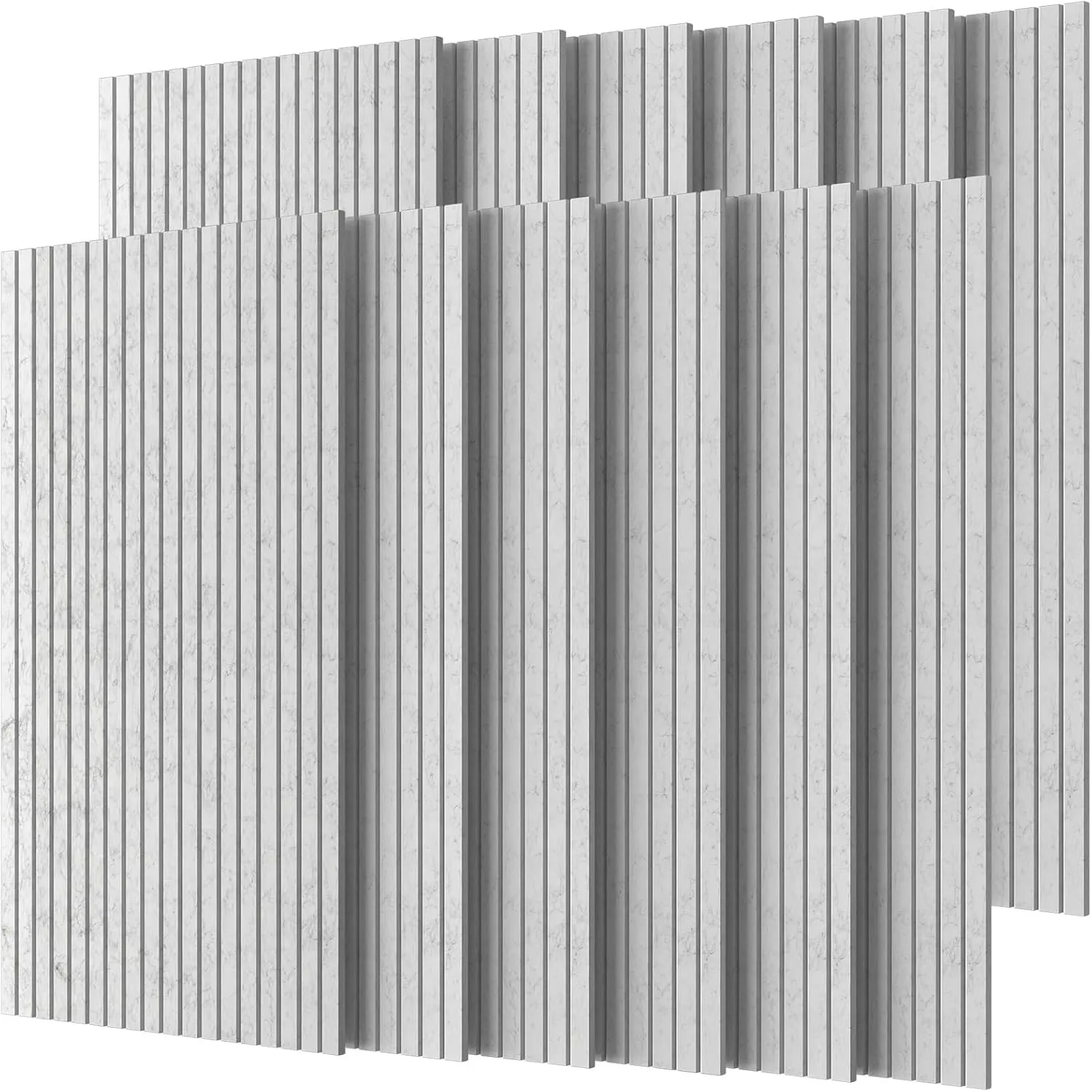 TONOR 12 Pack Akustikpaneele selbstklebend für deko 120x60x0.9 cm, Grau