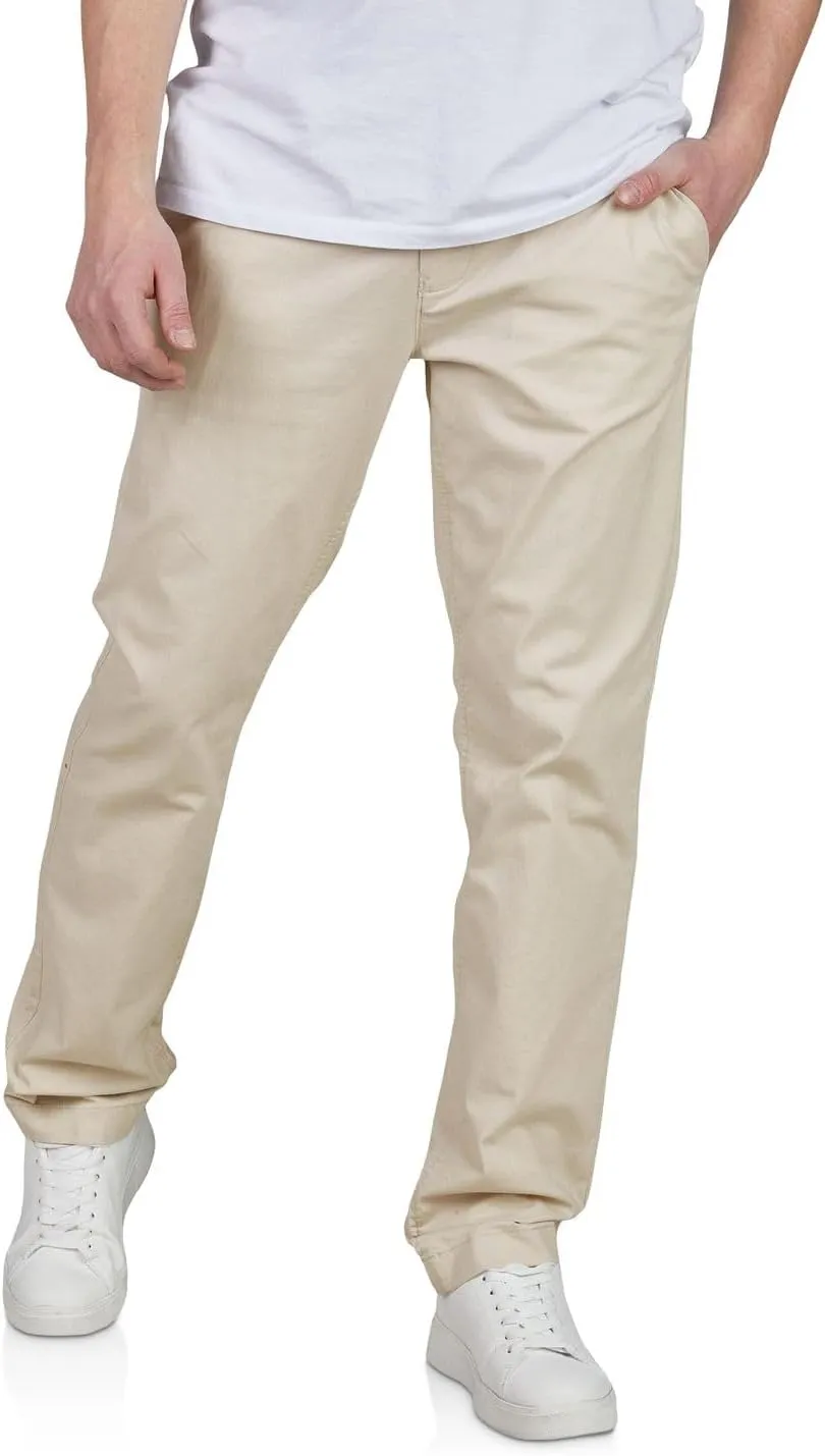 TOM TAILOR Chino Hose Herren Regular Fit Stretch Stoffhose Einfarbig Beige Blau Navy Grün 30 31 32 33 34 36 38