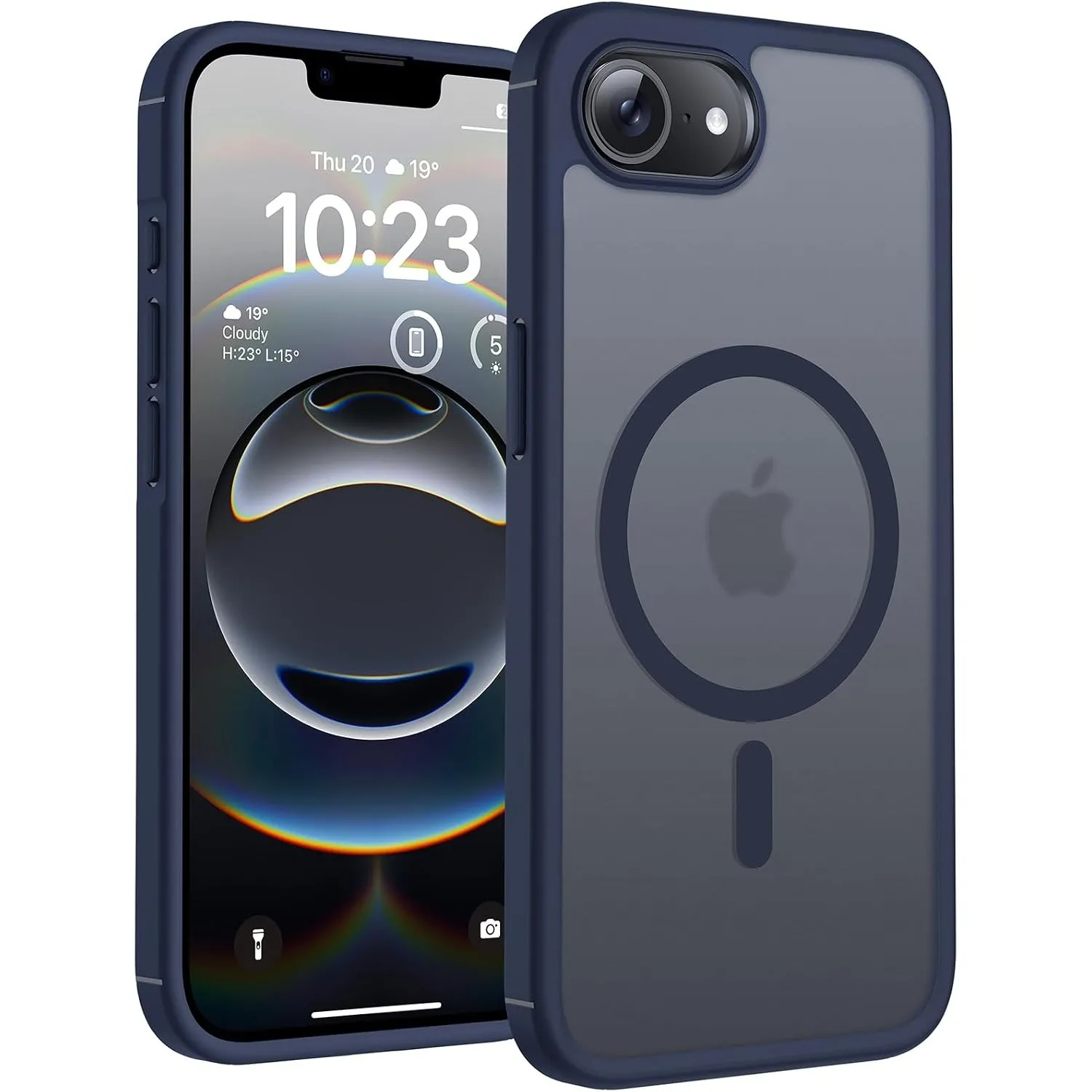 TOCOL für iPhone 16e Hülle, Kompatibel mit MagSafe, Tiefblau
