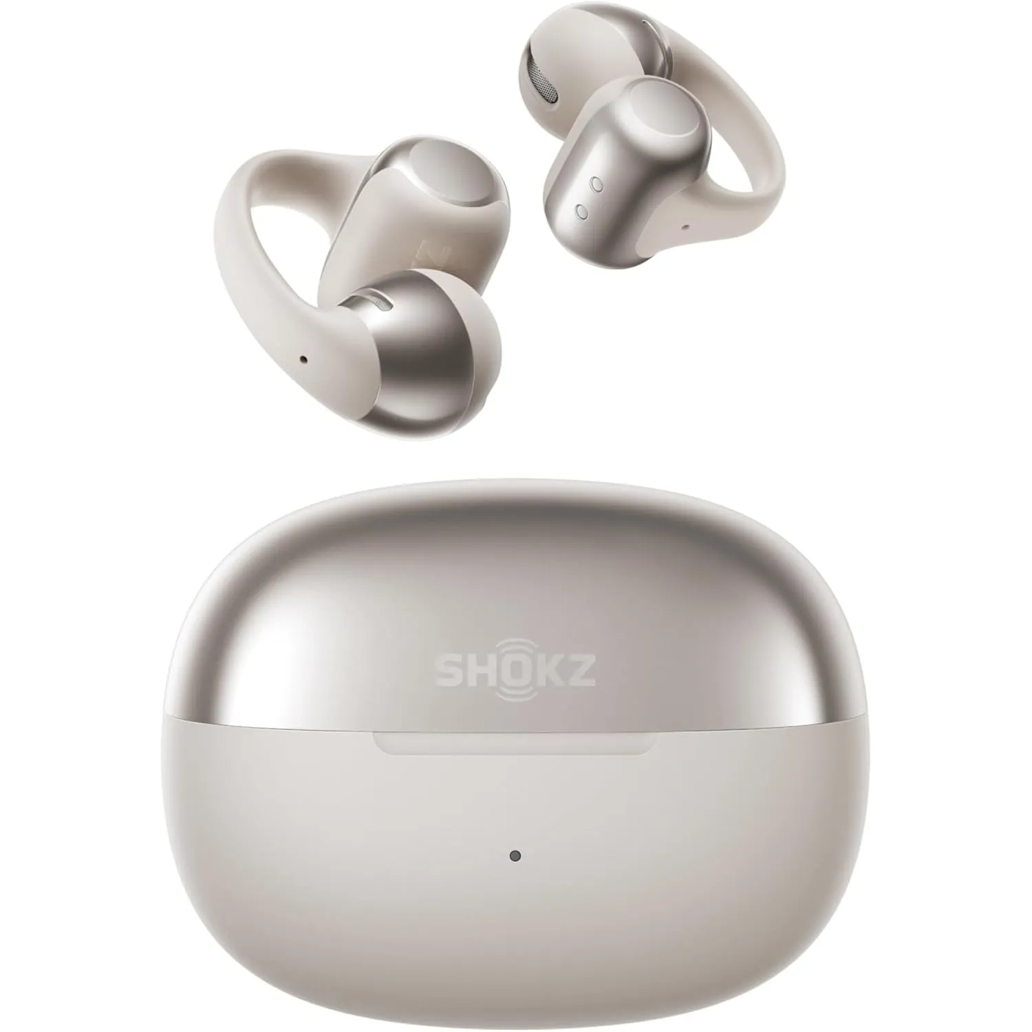 SHOKZ OpenDots ONE Open-Ear Clip-On-Kopfhörer mit Dolby Audio, Grau