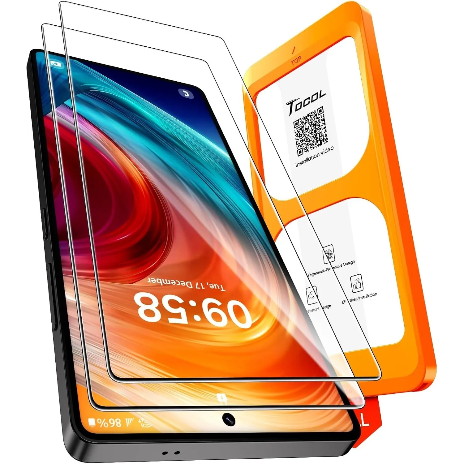 TOCOL für Samsung Galaxy S25 Ultra für Panzerglas 6,9 Zoll Einfache Montage | Blasenschutz, Anti-Fingerabdruck, 9H Mili…