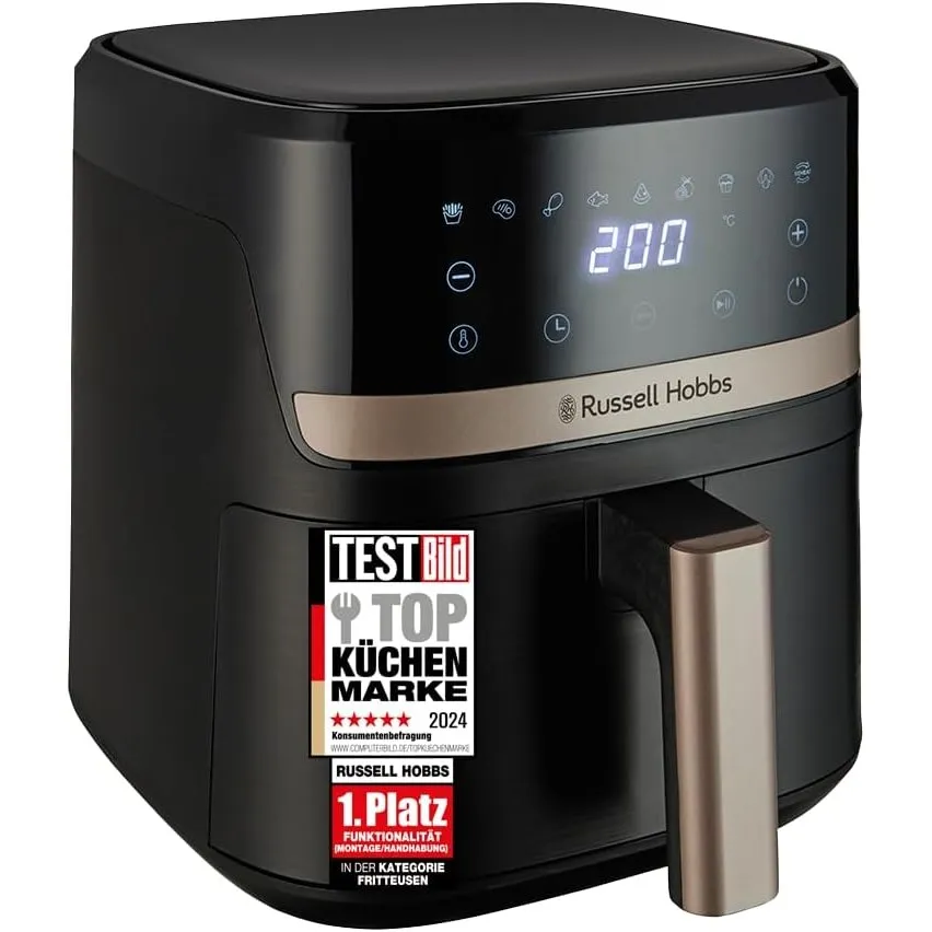Russell Hobbs Heißluftfritteuse Rapid Air Fryer, Satisfry 4,3 l, Schwarz