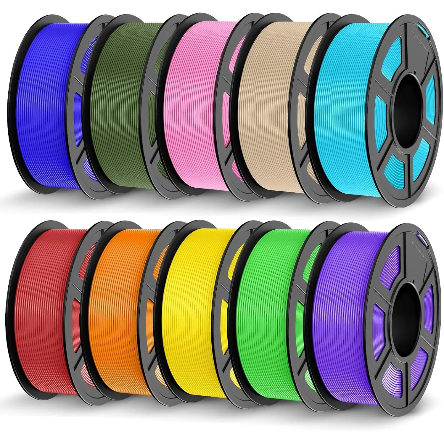 JAYO PLA Filament 1.75mm 11KG 3D Filament Bundle Multicolor SetC