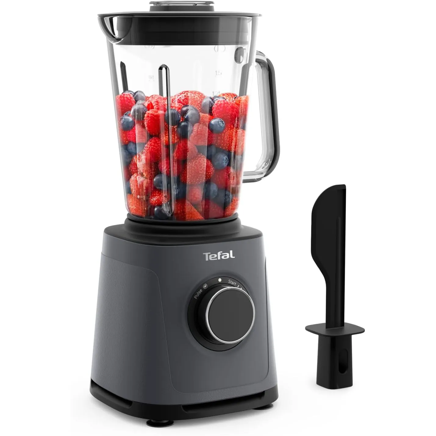 Tefal PerfectMix Essential Hochgeschwindigkeits-Standmixer, stufenlos einstellbare Geschwindigkeit, Pulsfunktion, abneh…