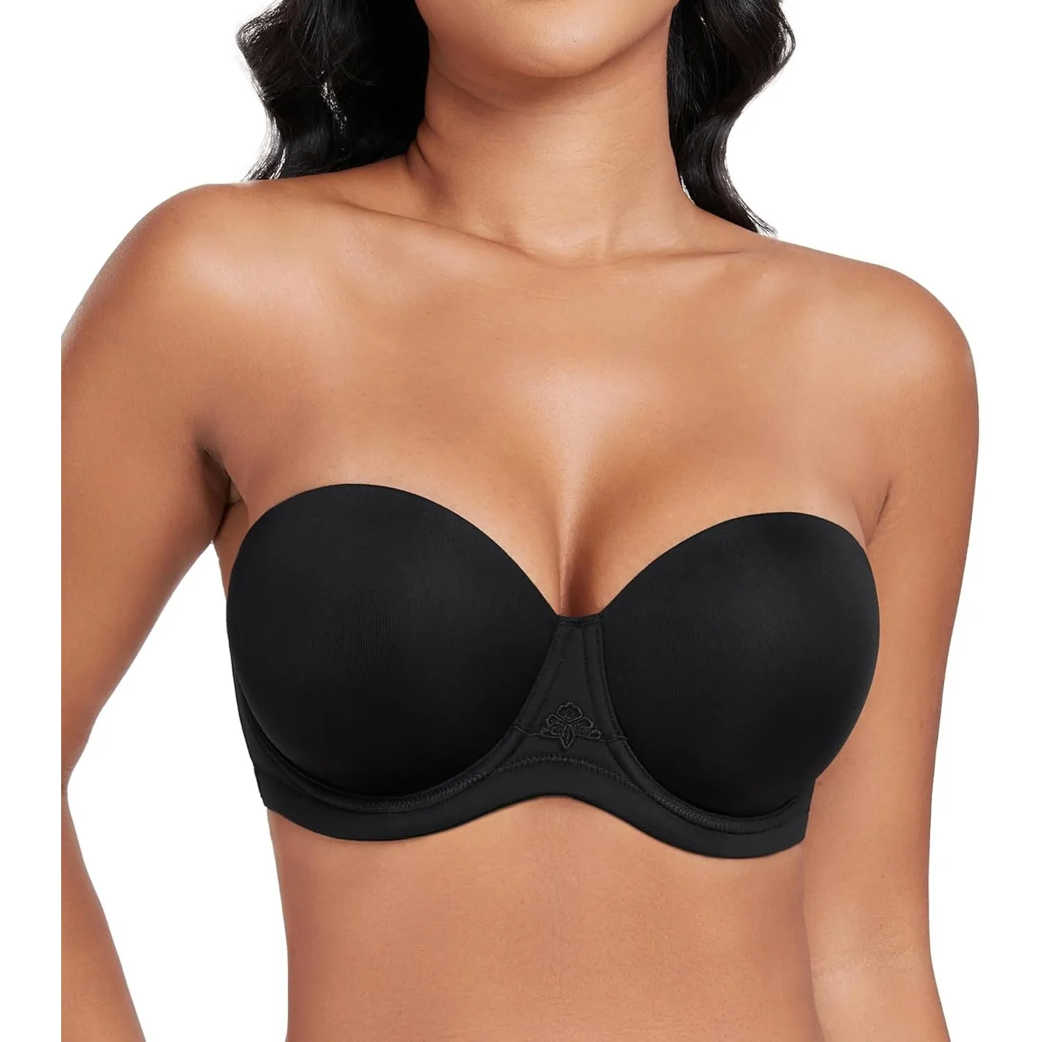 DotVol Damen Trägerloser BH Rückenfrei Ohne Träger Push Up Büstenhalter mit Geformte Cups für Abendkleider Ballkleider …