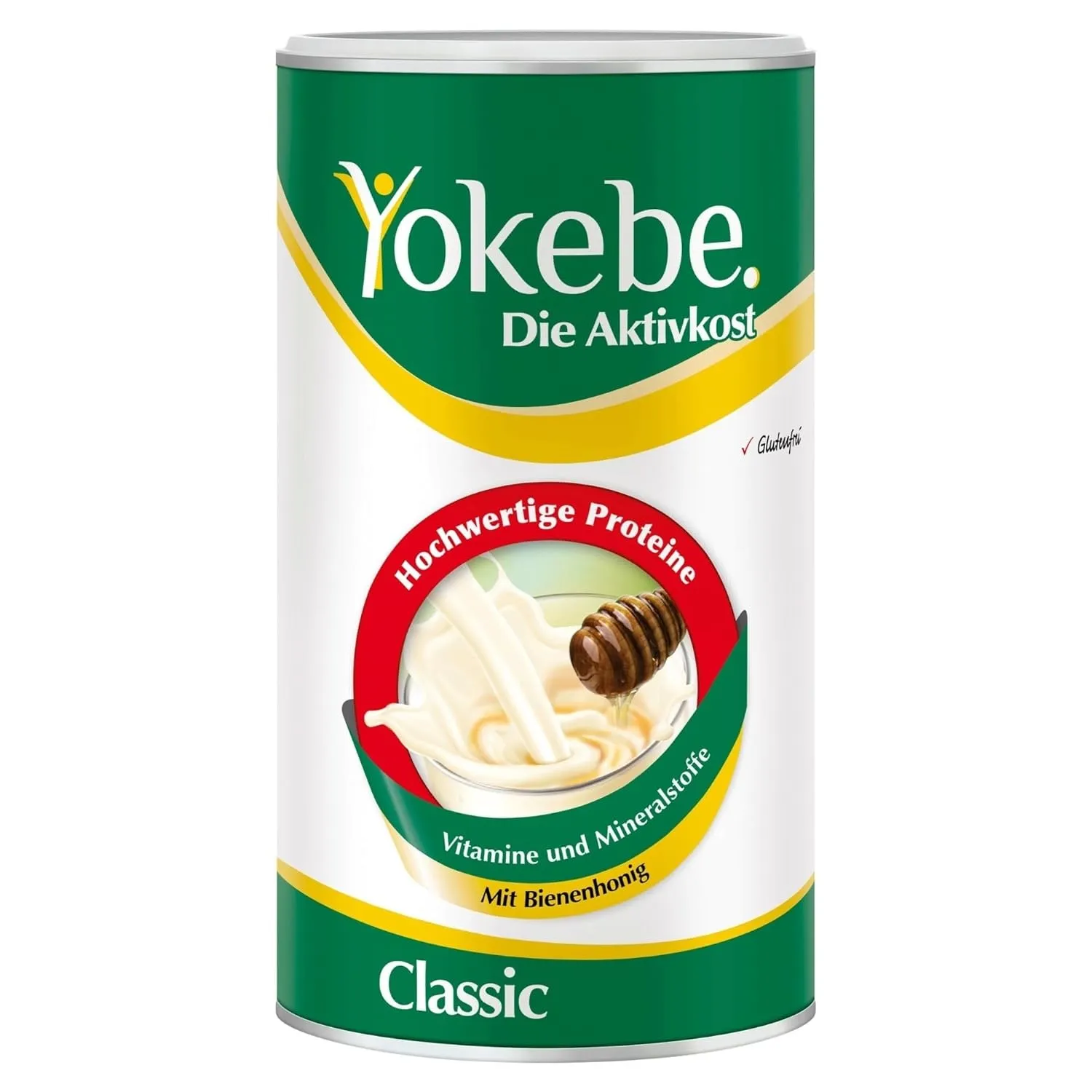 YOKEBE Classic Diätshake zum Abnehmen - Mahlzeitersatz - Glutenfrei - 500 g