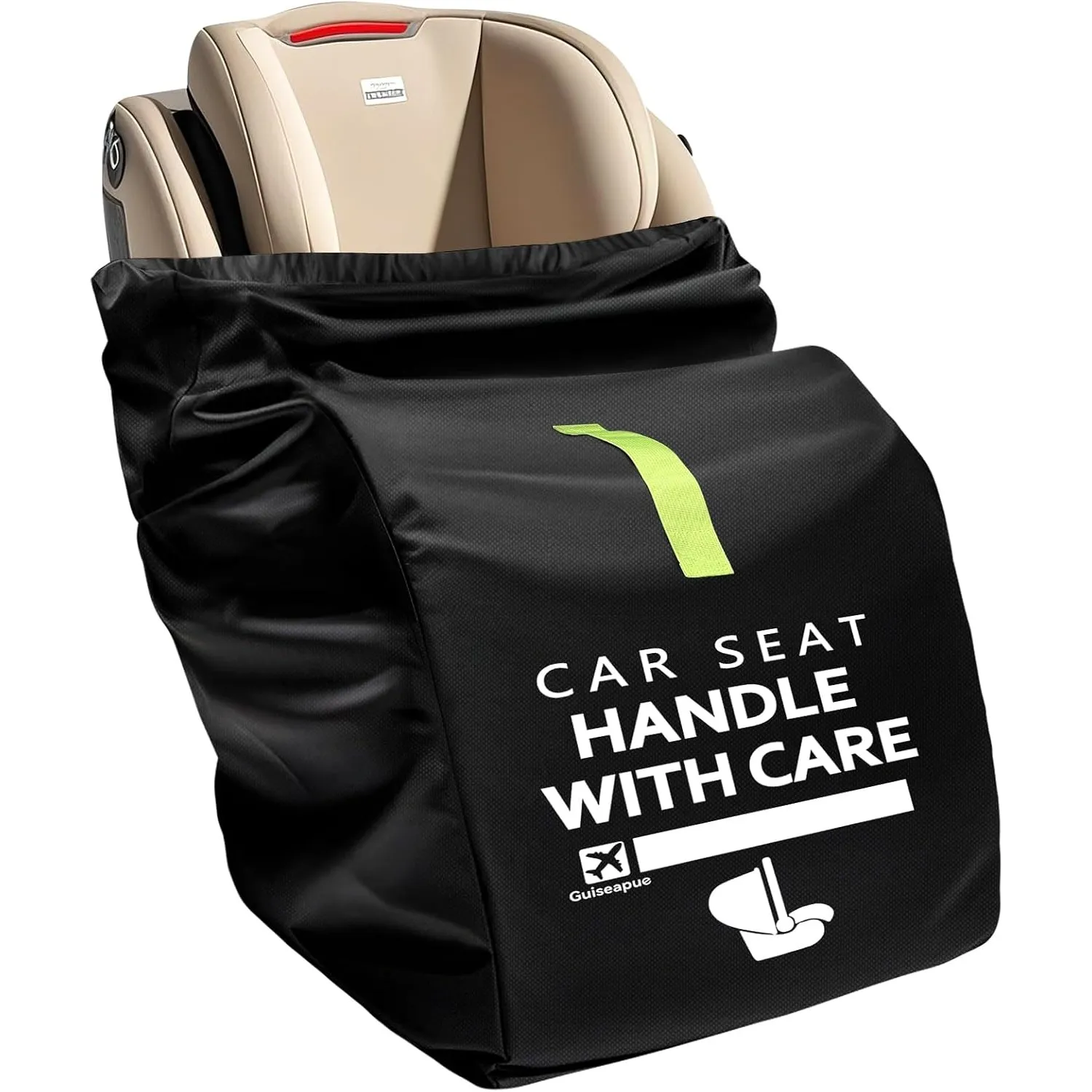 Transporttasche Kindersitz Flugzeug: Kindersitz Tasche Flugzeug, Schwarz | Kindersitz Reisetasche, Kinderwagen Schutzhi…