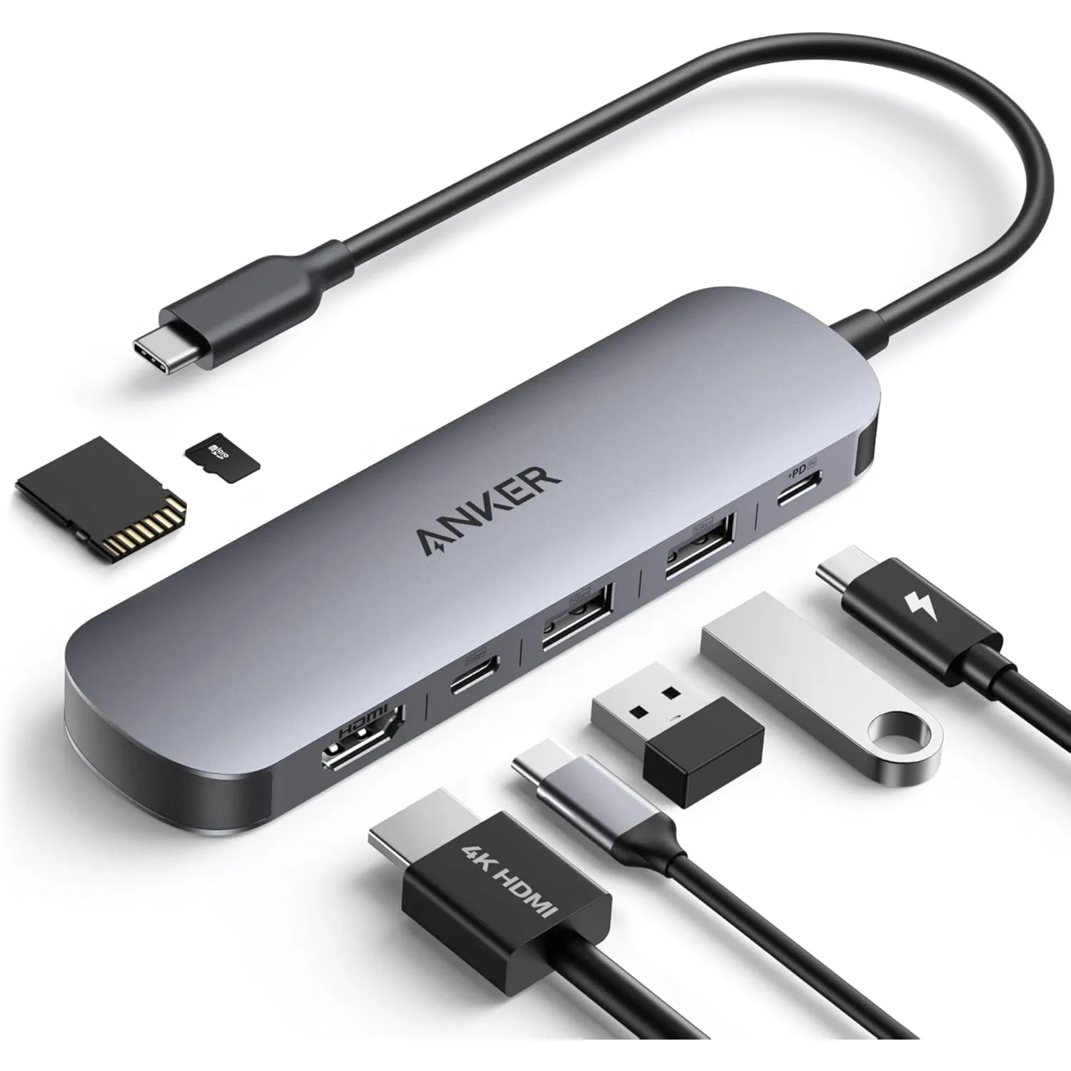 Anker 7-in-1 USB-C Hub mit 4K@60Hz HDMI