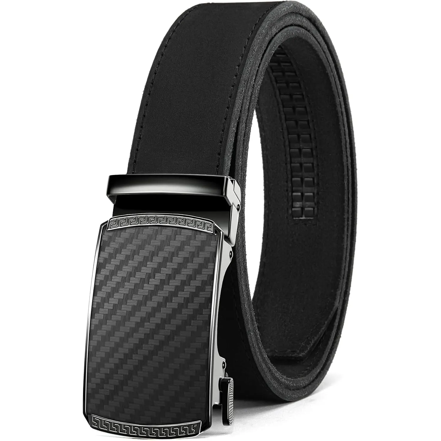 CHAOREN Gürtel Herren, Automatik Ledergürtel Herren 35mm ohne Löcher