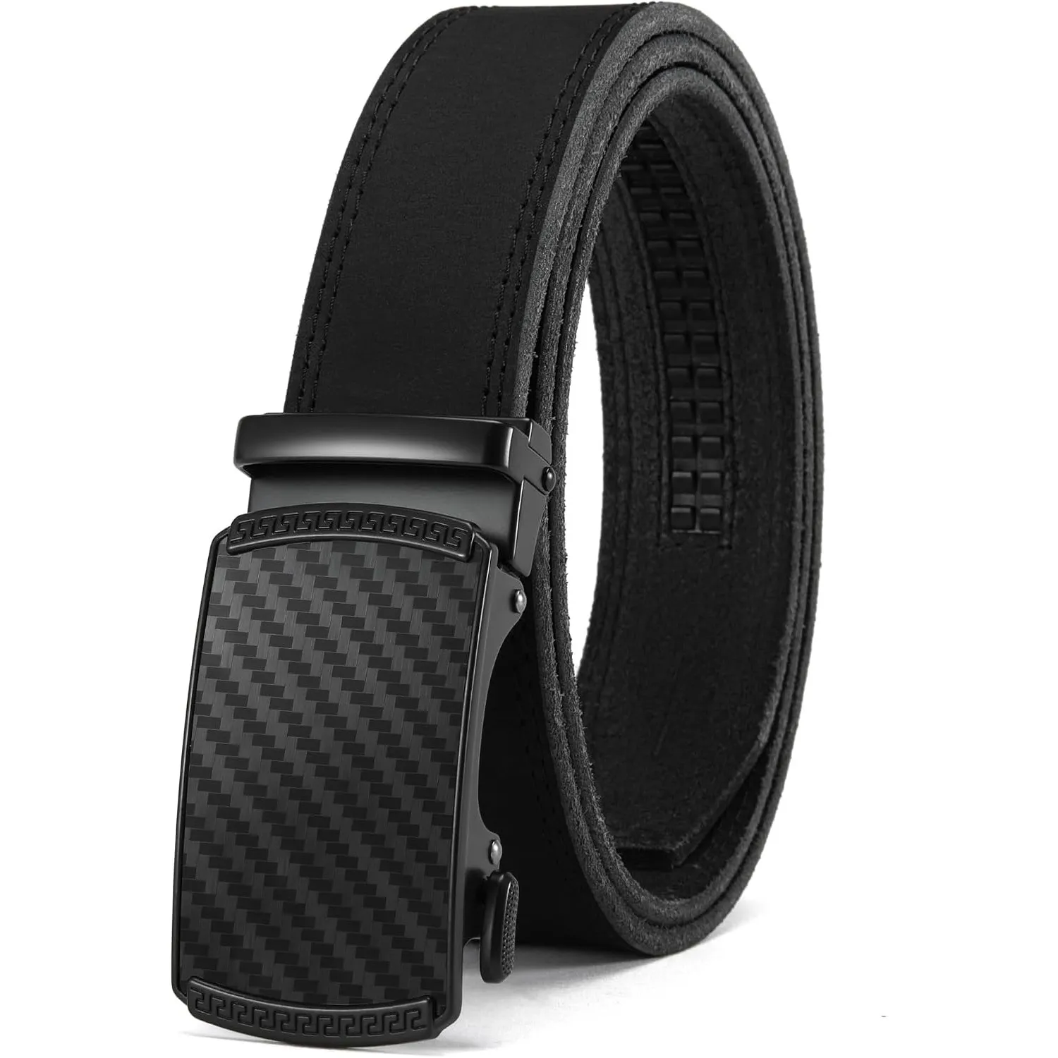 CHAOREN Gürtel Herren, Automatik Ledergürtel Herren 35mm ohne Löcher