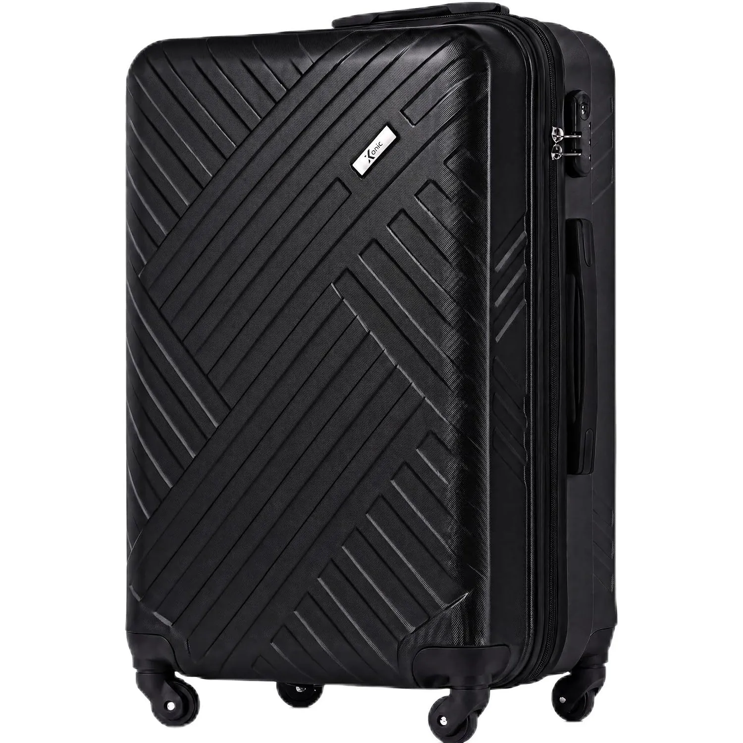 Xonic Design Reisekoffer - ABS Hartschalen Koffer mit 360° Leichtlauf-Rollen - hochwertiger Trolley mit Zahlenschloss i…