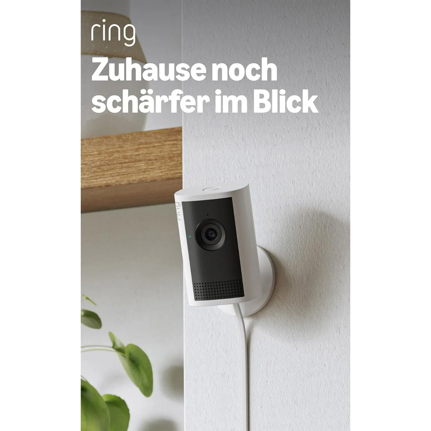 Ring Innenkamera Plus (Indoor Camera Plus, neueste Generation), für dein Zuhause oder Unternehmen, Sicherheitskamera mi…