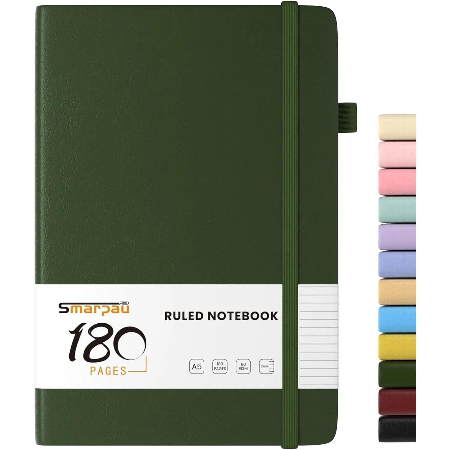 Notizbuch A5 Liniert Journal mit 180 Seiten 80gsm Papier zum Schreiben