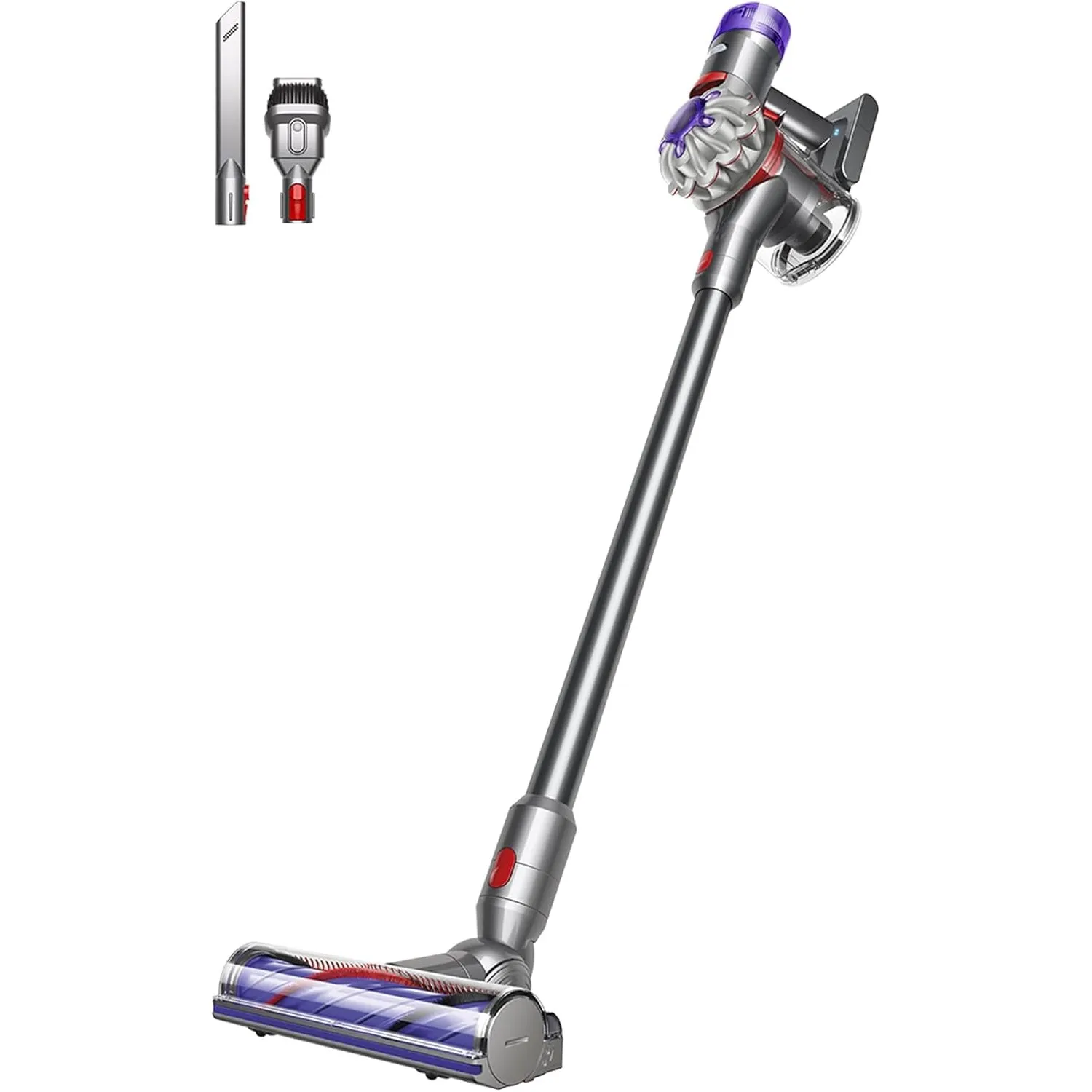 Dyson V8 Advanced Kabelloser Staubsauger, 130 AW, bis zu 40 Min Laufzeit, Motorbar mit Haarentwirrungstechnologie, entf…