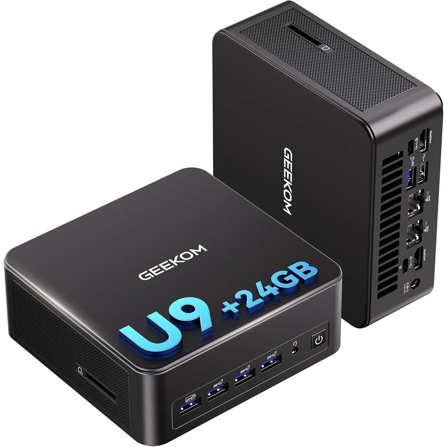 GEEKOM AI Mini PC IT13 Max, Intel Core Ultra 9 185H, 24GB LPDDR5&500GB SSD
