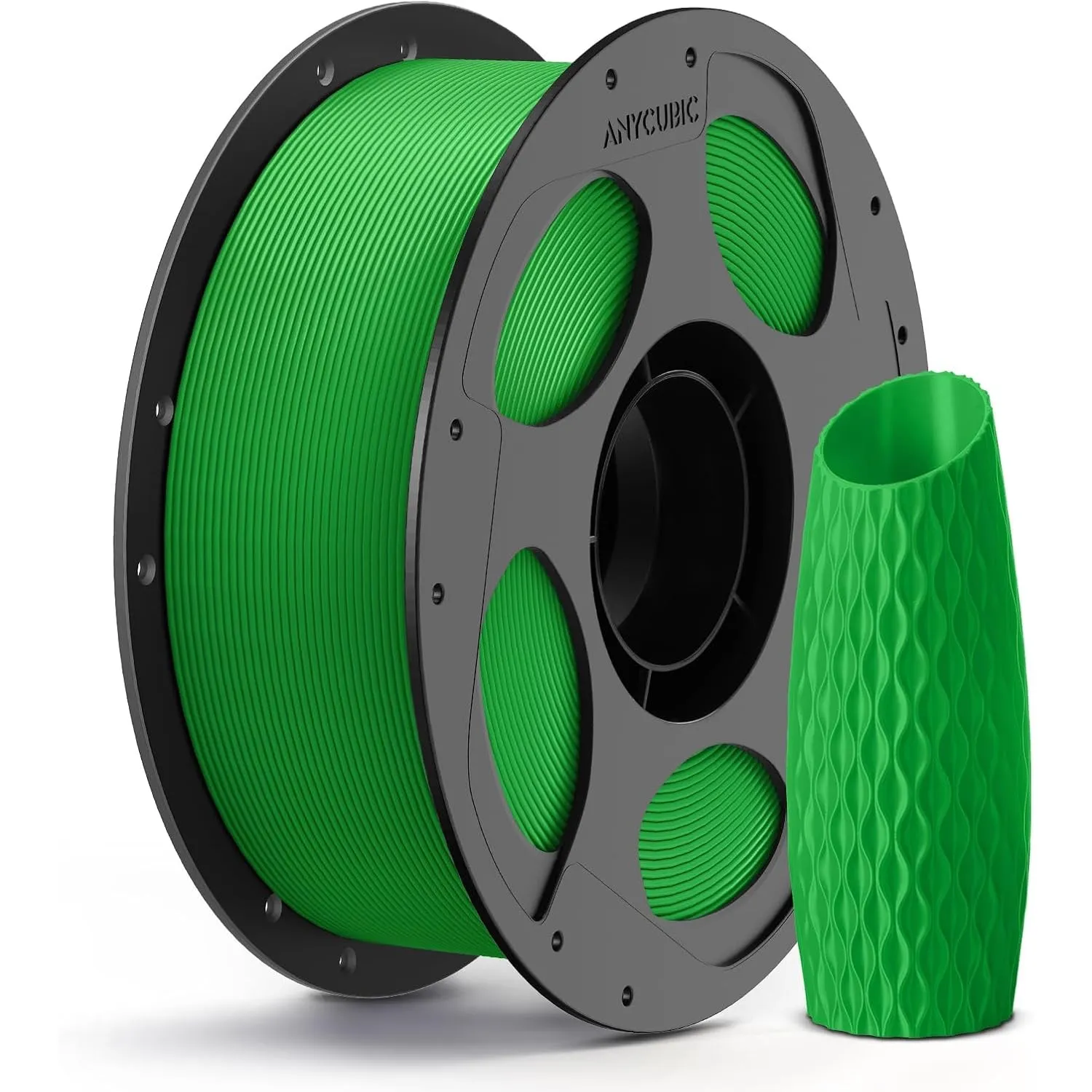 ANYCUBIC PLA Filament 1.75mm 1KG Klassisch Grün, Einfach zu drucken