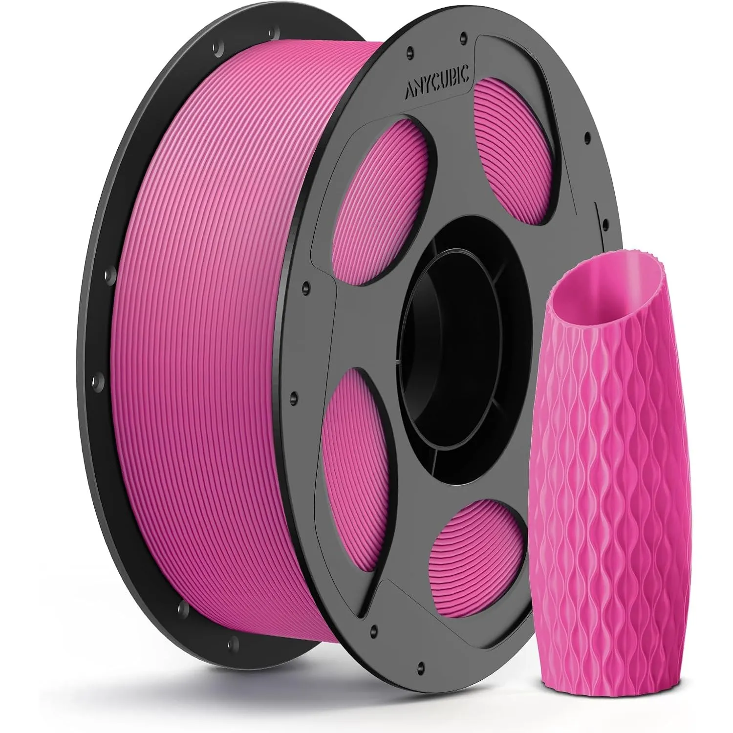 ANYCUBIC PLA Filament 1.75mm 1KG Magenta, Einfach zu drucken, Haltbarer | Stärkere Zähigkeit 3D Drucker Filament, Wiede…