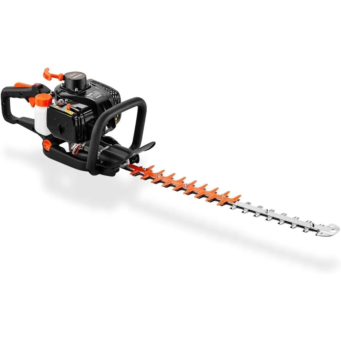 FUXTEC Benzin-Heckenschere FX-MH123ECO, Heckenschneider mit langlebigen Profi-Klingen aus gehärtetem Stahl, 560 mm Schn…