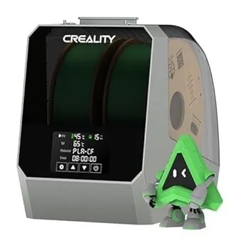 Creality Space PI Plus Filament Trockner, 2-Rollen-Kapazität mit 48h Timer, 3,7 Zoll Touchscreen, PTC-Heizung & 360° He…