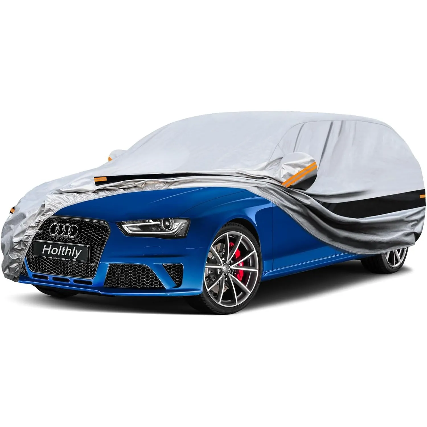 10 Schichten Autoabdeckung Kombi 100% Wasserdicht,Auto Abdeckplane für Vollgarage.Autoplane Passend für Audi A4 Avant,V…