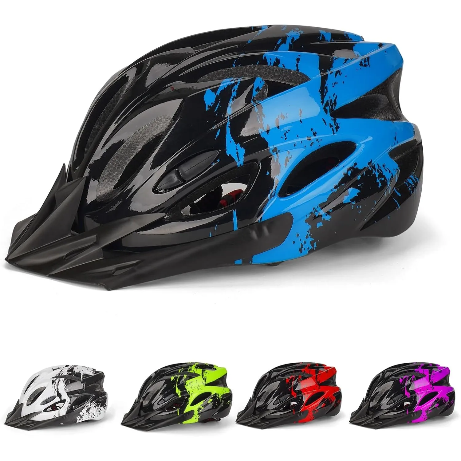 Fahrradhelm Kinder, Verstellbarer Kinderhelm für Jungen und Mädchen im Alter von 3–15 Jahren, Multisport-Kinderhelm (50…