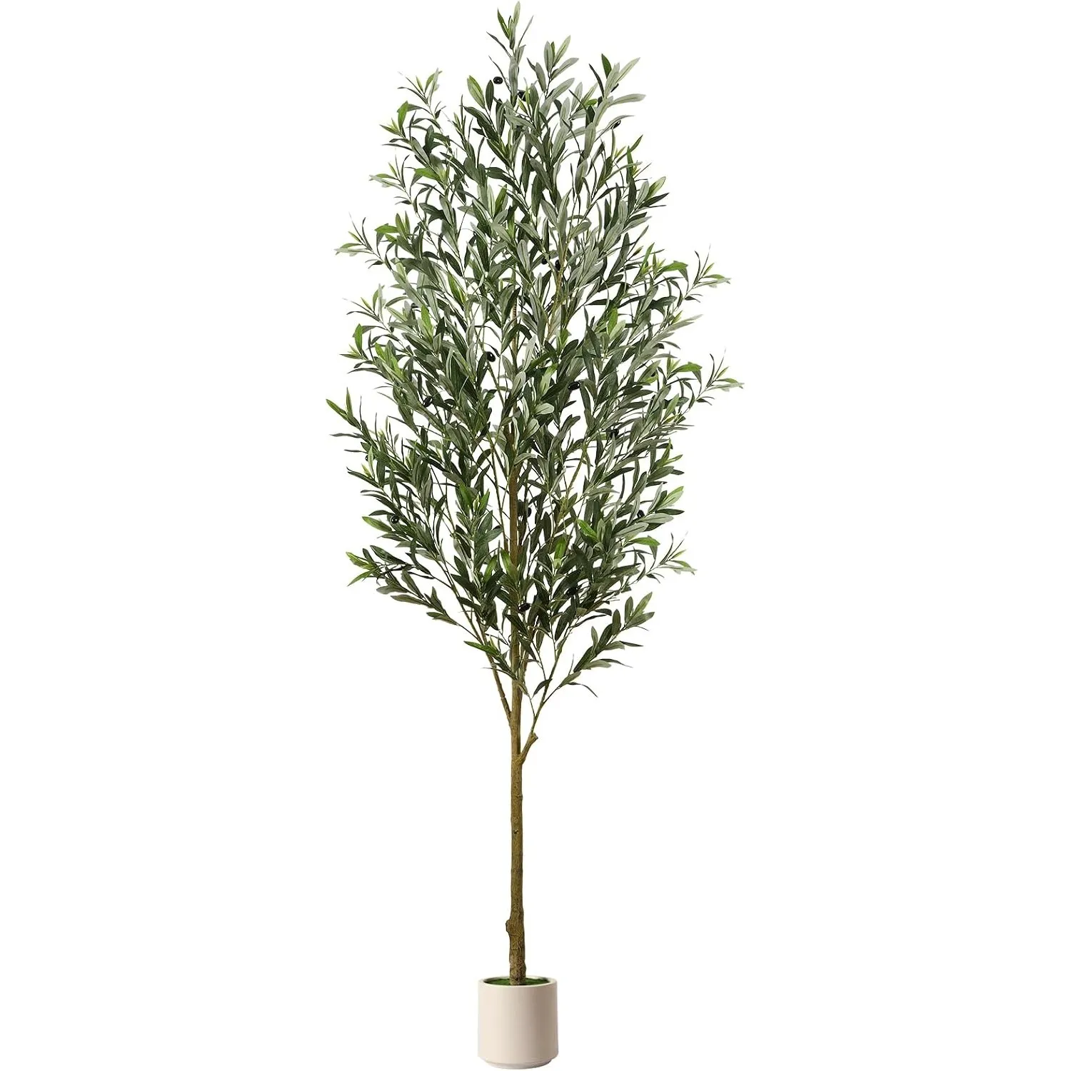 Alupssuc 210cm Olivenbaum Künstlich, Künstliche Pflanzen, Kunstpflanze Groß